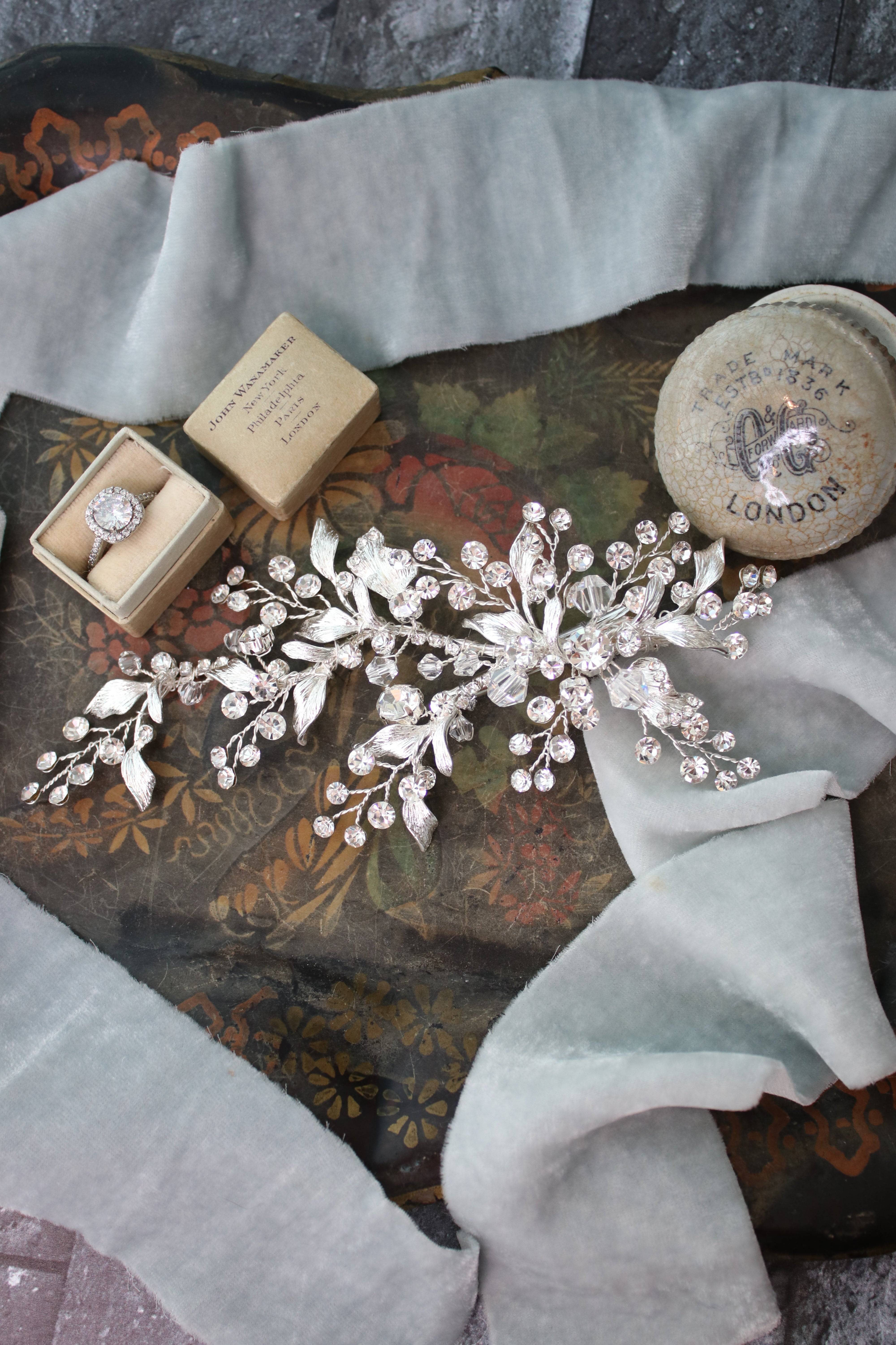 Crystal Bridal Hair Clip | EDEN LUXE Bridal