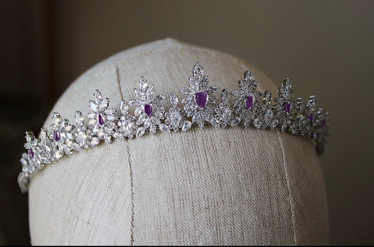 Bespoke CONSTANCE Simulated Diamond Tiara