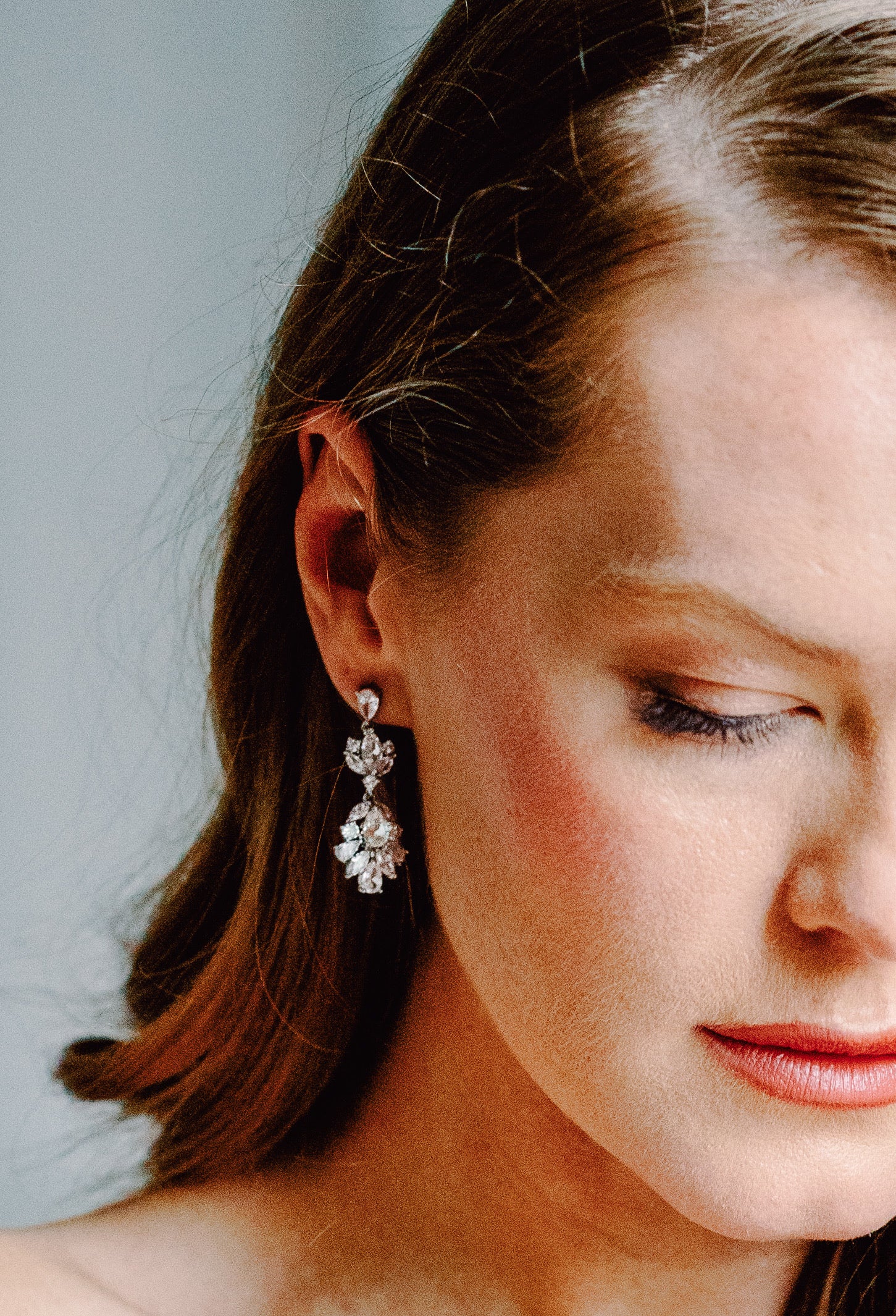 Statement Earrings on a Bride | EDEN LUXE Bridal