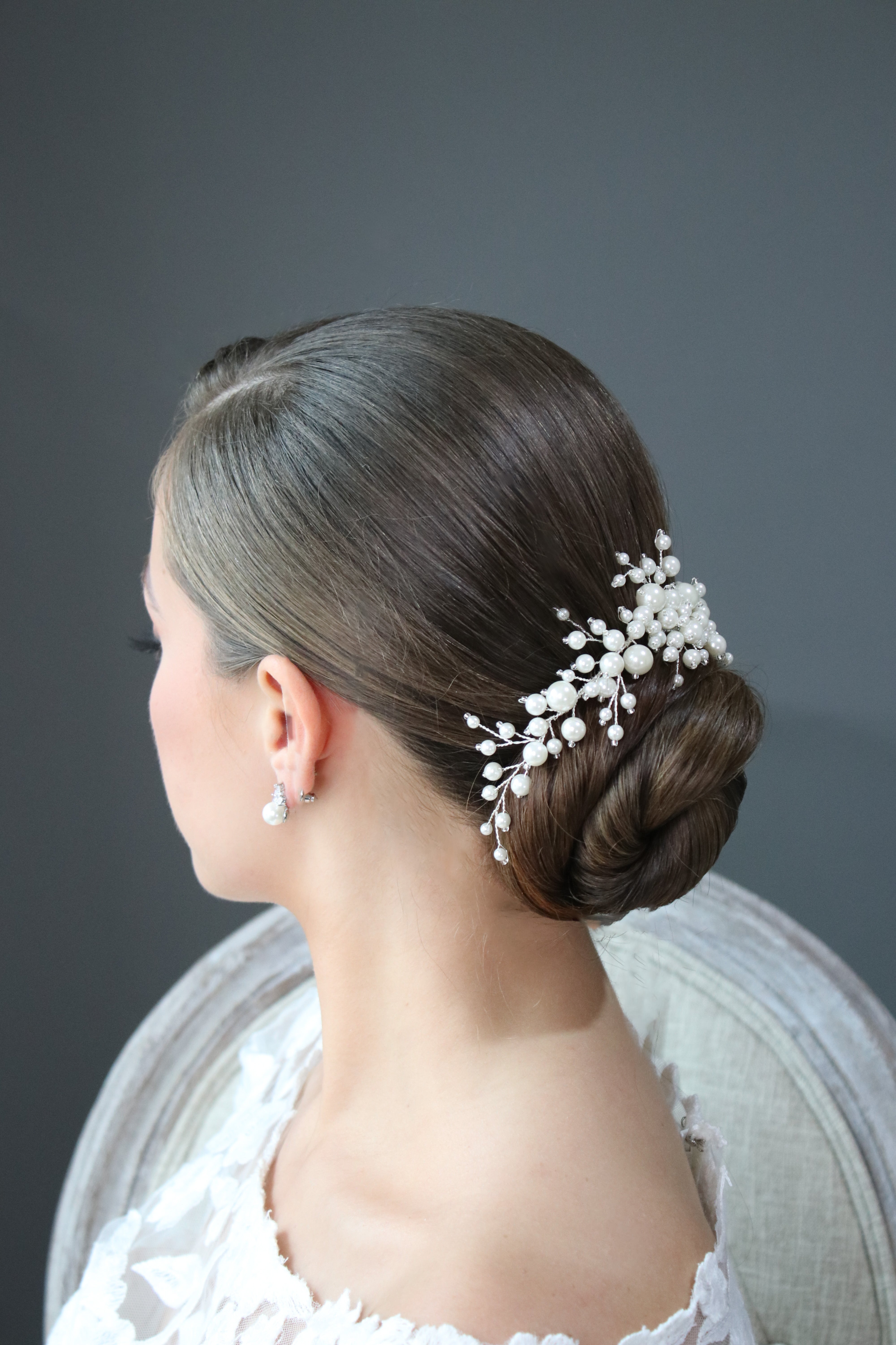 pearl bridal headpiece | EDEN LUXE Bridal