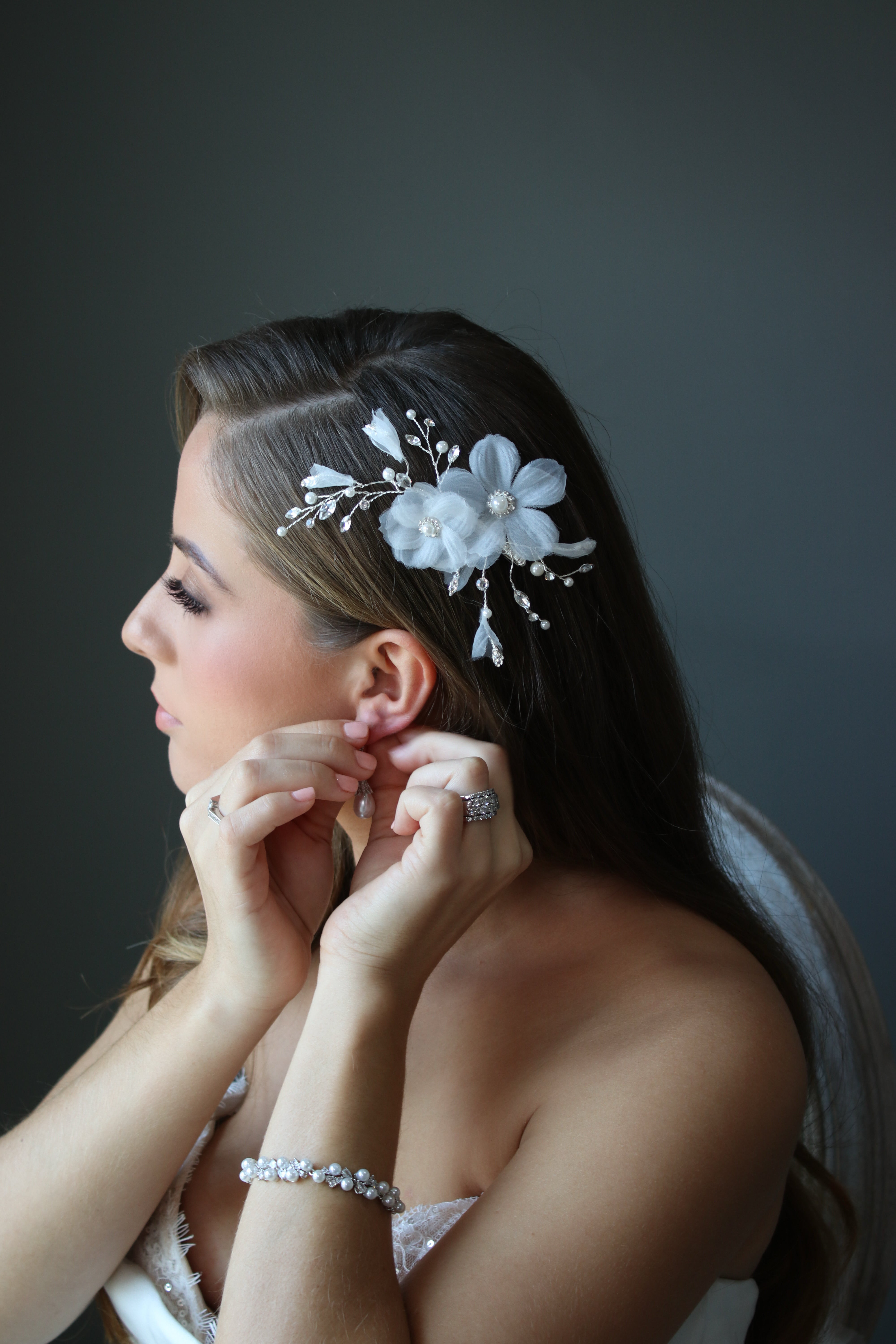Floral bridal headpiece | EDEN LUXE Bridal