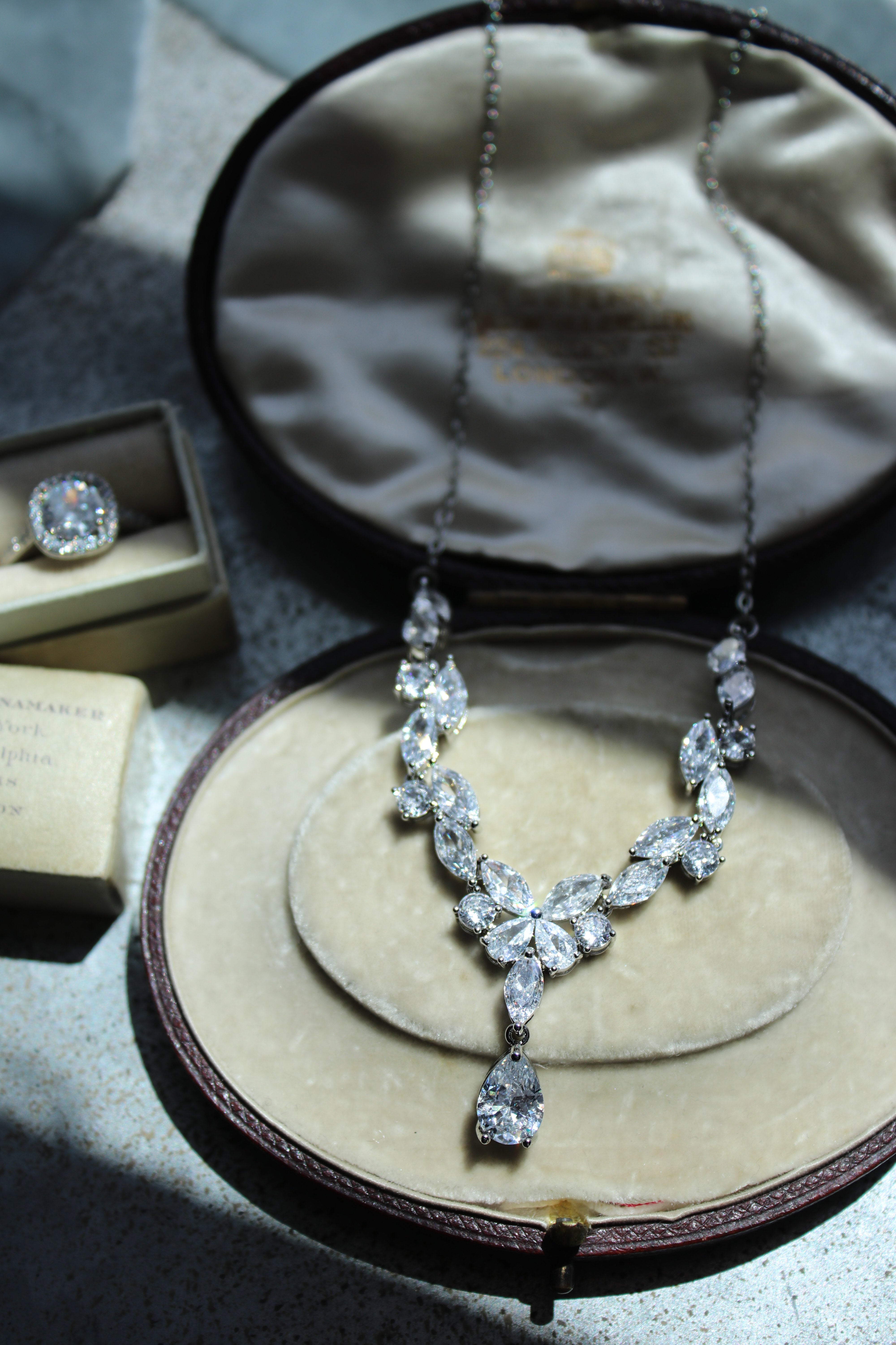 LILLI Simulated Diamond Drop Necklace