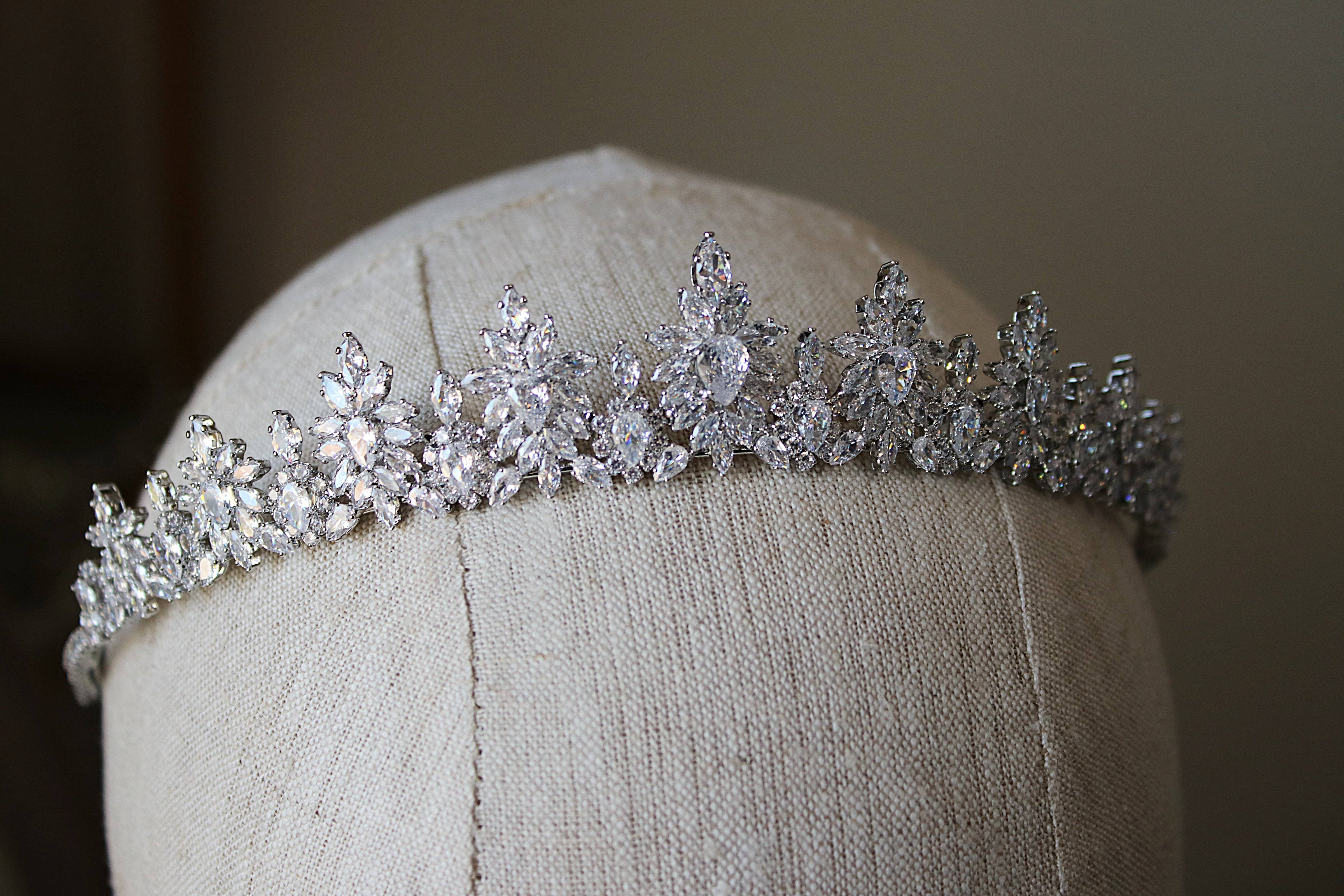 CONSTANCE Simulated Diamond Tiara