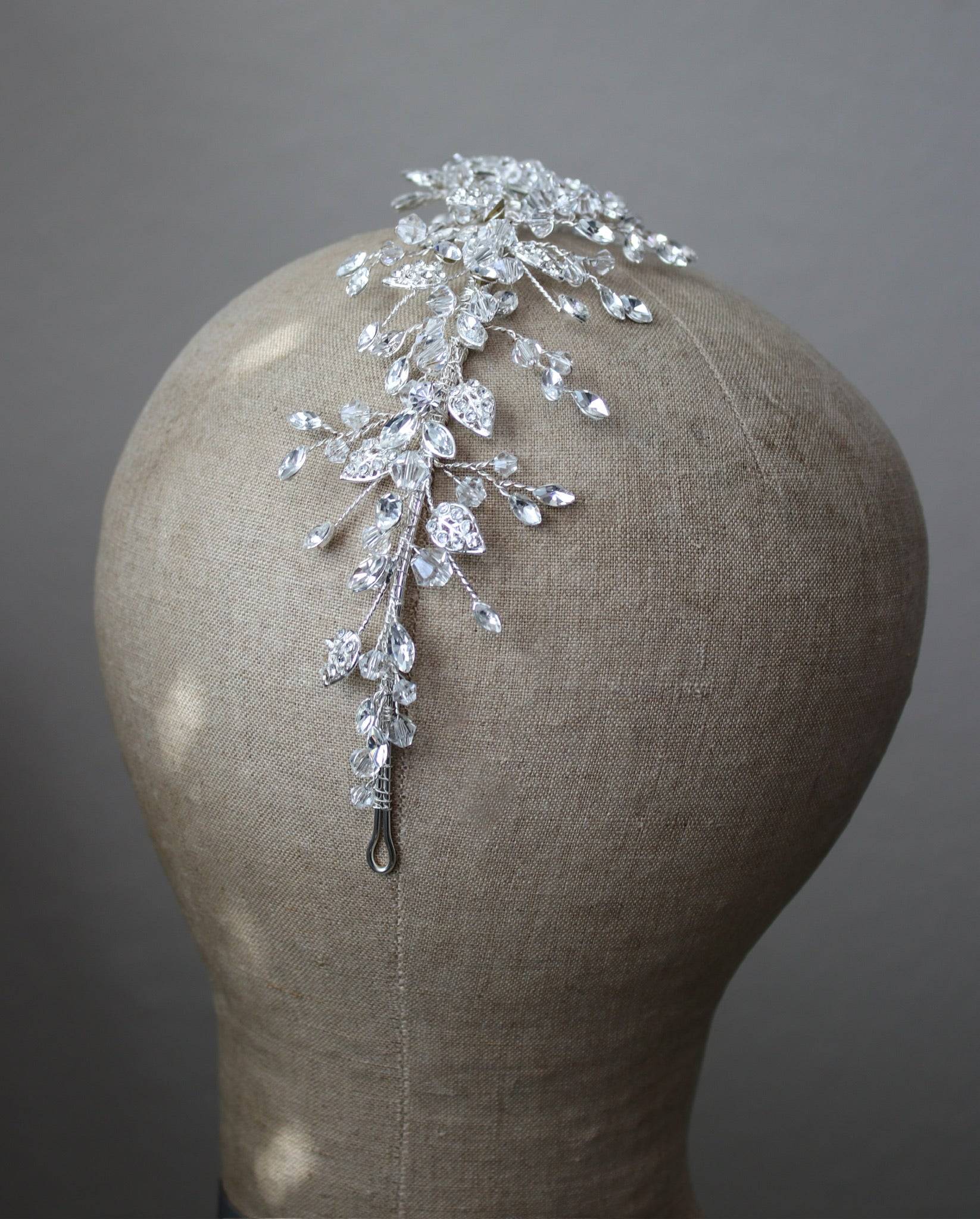 Keira Crystal Headband Tiara for Brides | EDEN LUXE Bridal