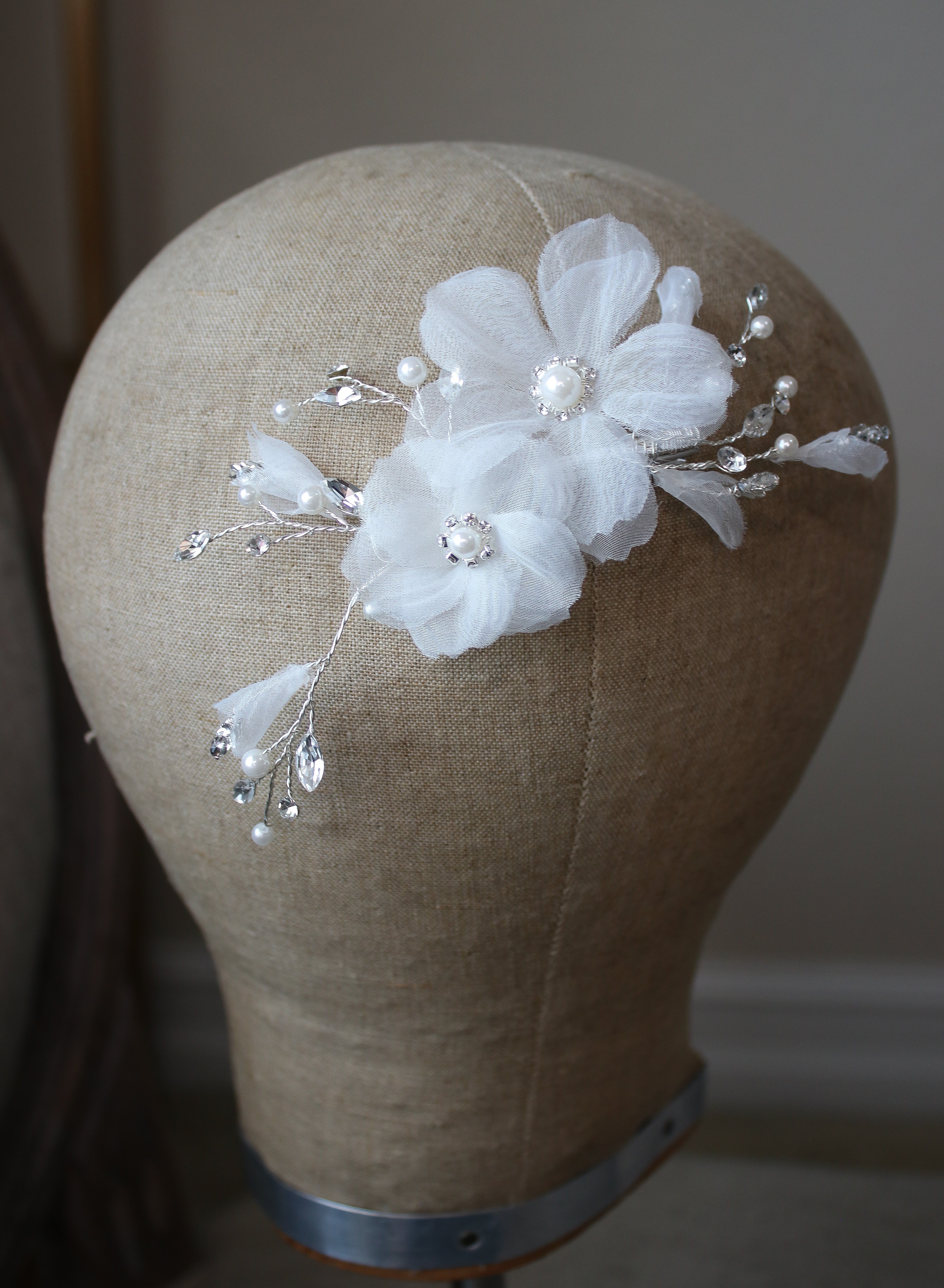 Organza Hairclip | EDEN LUXE Bridal