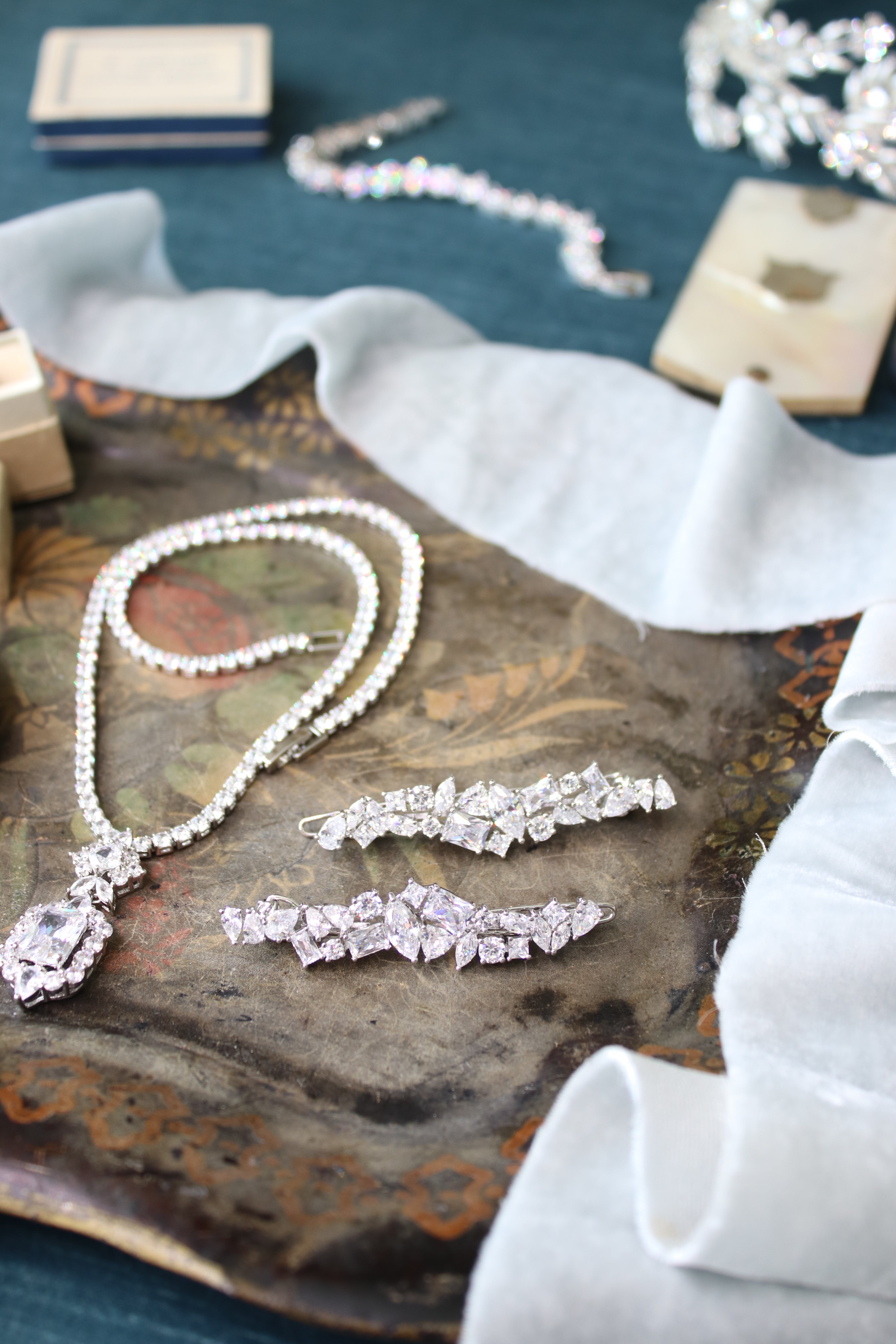 Diamond Barrette | EDEN LUXE Bridal