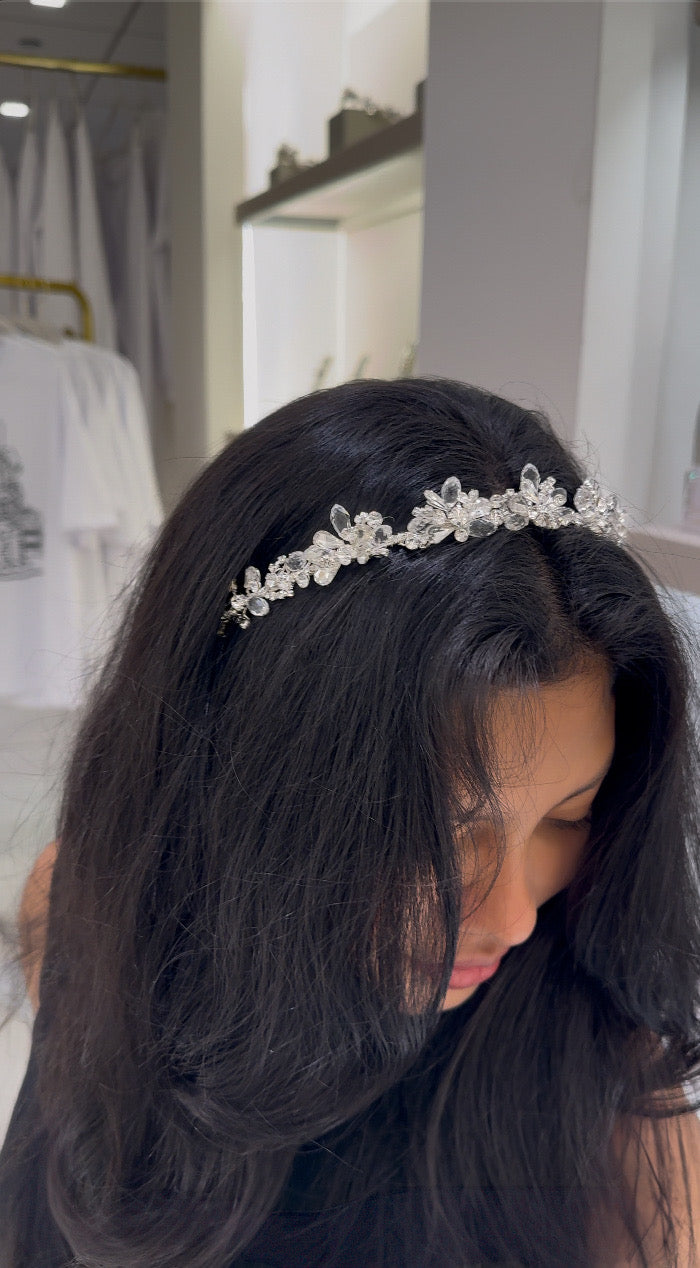 Clear Crystal petite Tiara | EDEN LUXE Bridal