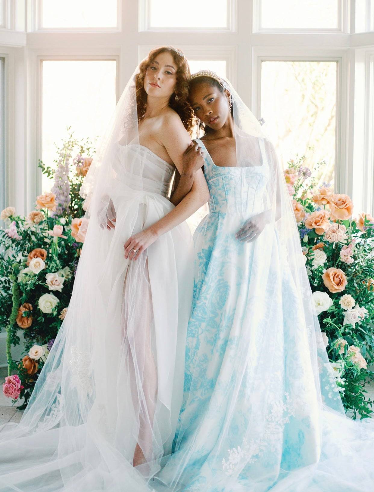 MANDA Lace Royal Cathedral 1 Layer Wedding Veil