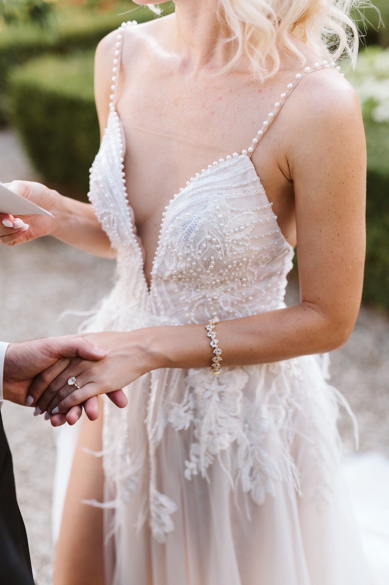 Bride wearing a bracelet | EDEN LUXE Bridal