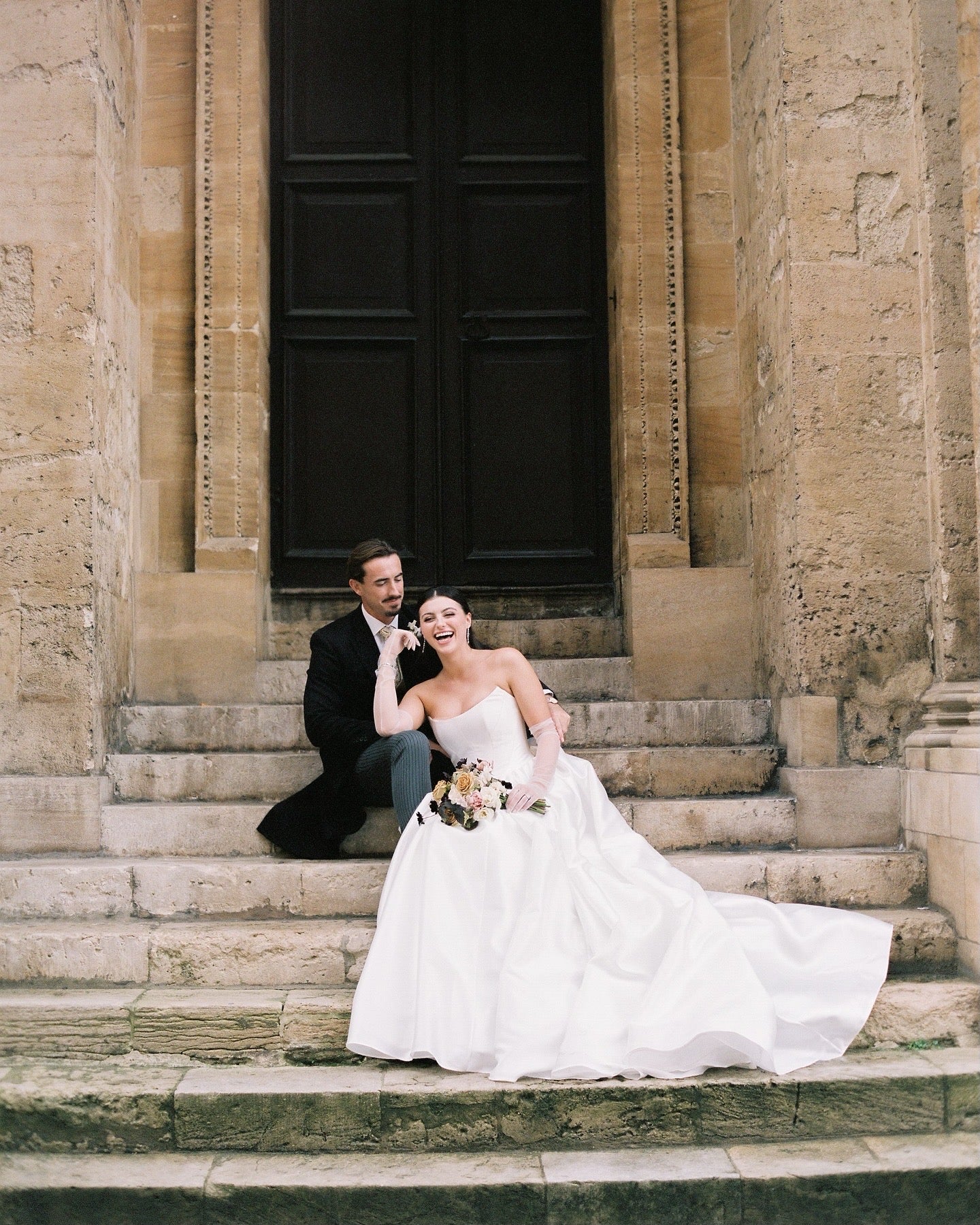 Bridal Long Earrings on Bride | EDEN LUXE Bridal