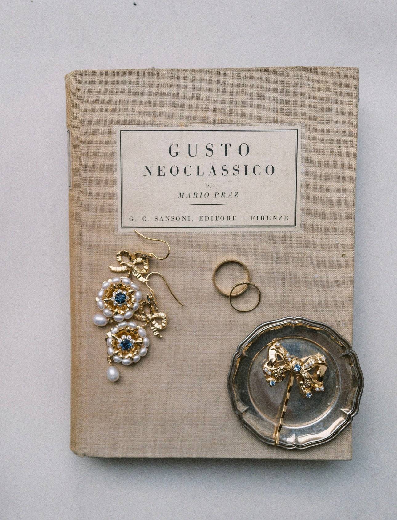 SOPHIE Statement Freshwater Pearl Antique Inspired Earrings - EDEN LUXE Everyday