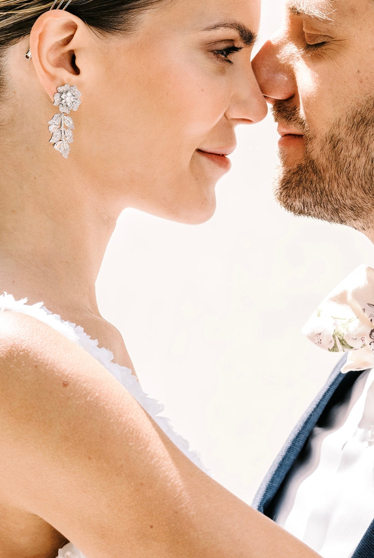 Perfect Wedding Earrings for Floral Gown RIANN Earrings | EDEN LUXE Bridal