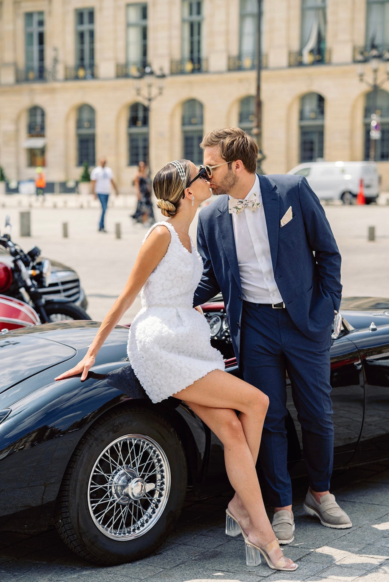 Earrings for Special Occasion RIANN Simulated Diamond Floral Leaf Bridal Earrings | EDEN LUXE Bridal