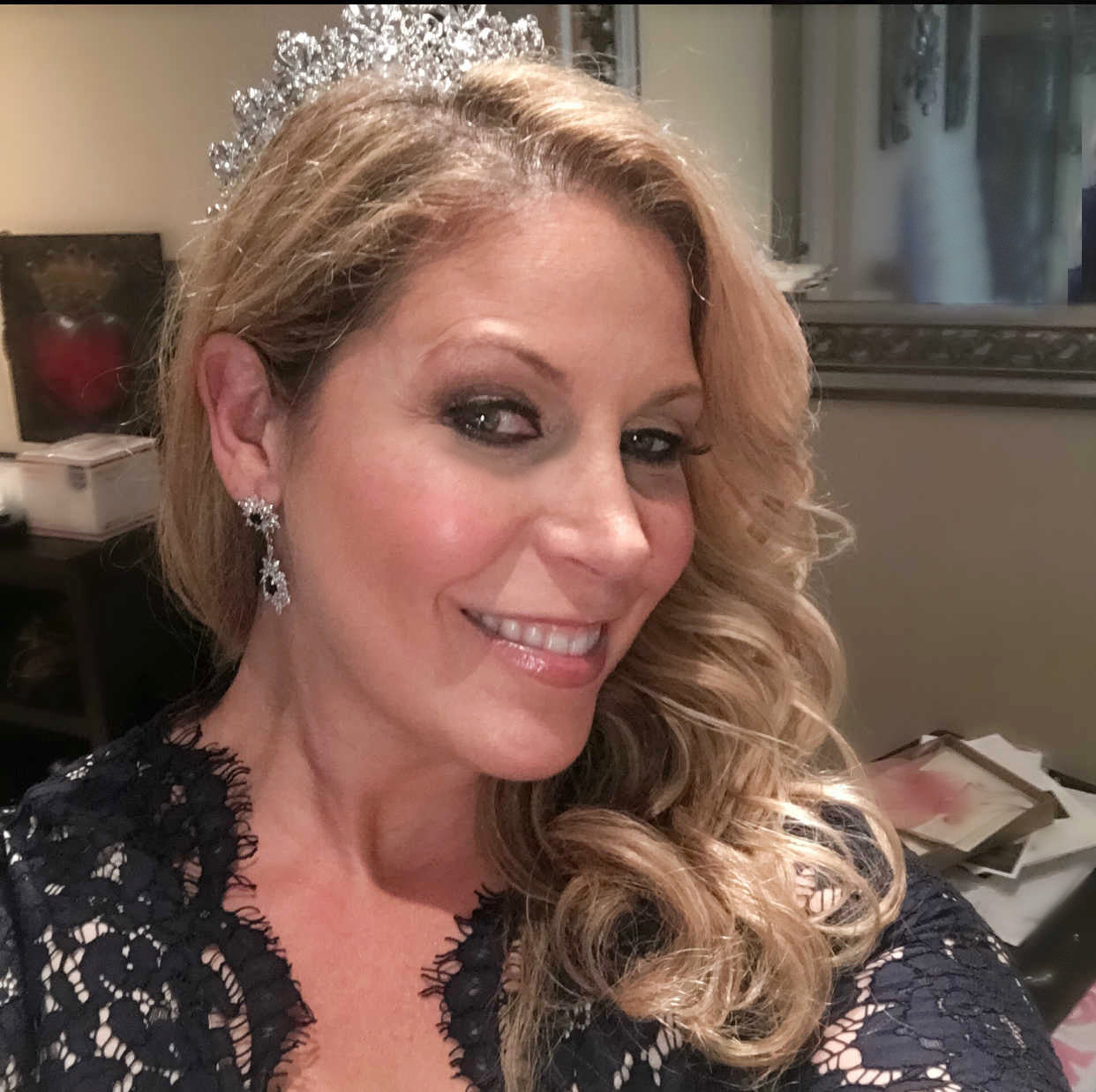 Heather wearing Crown | EDEN LUXE Bridal