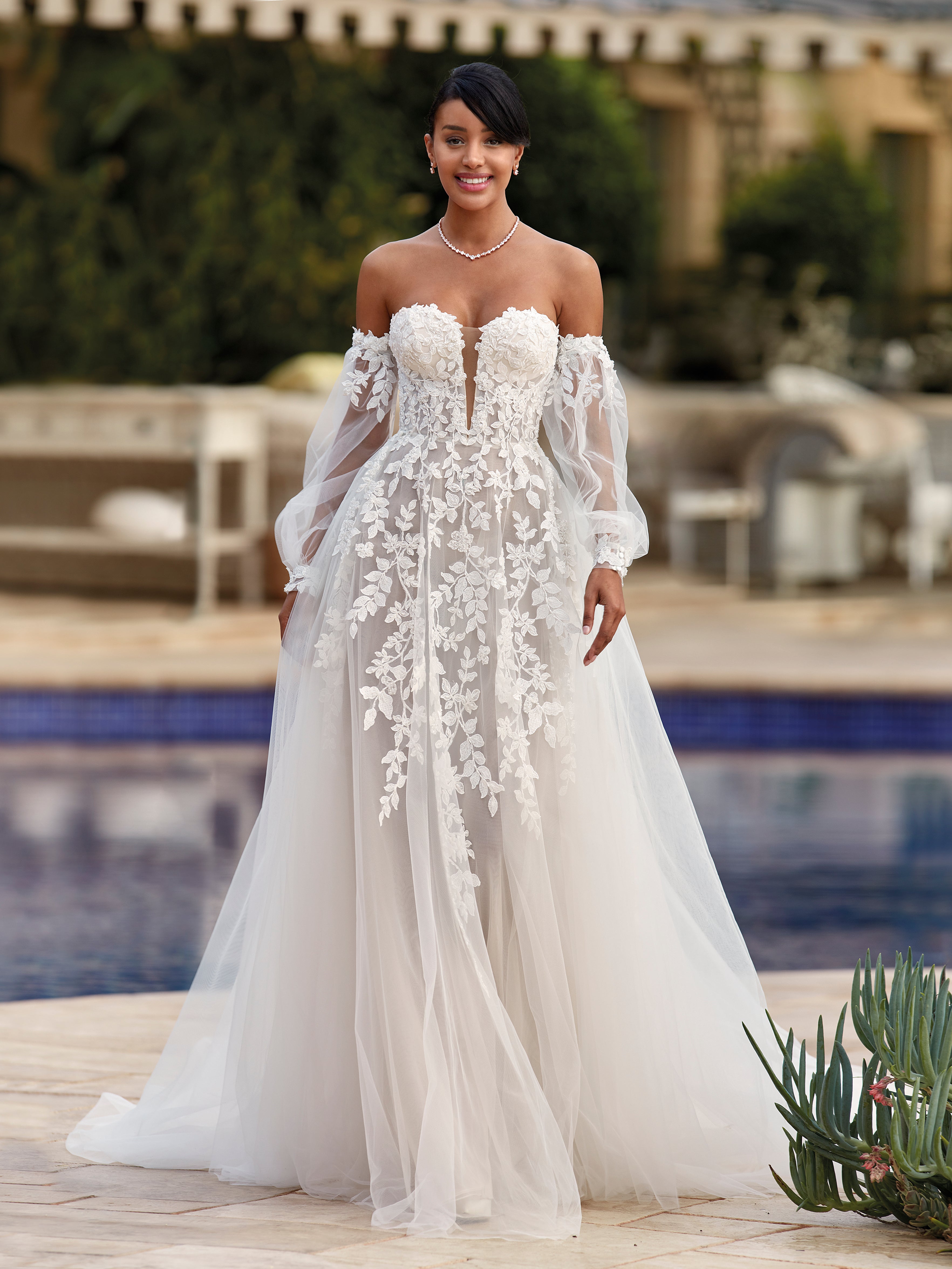 Julia Tennis Necklace | EDEN LUXE Bridal