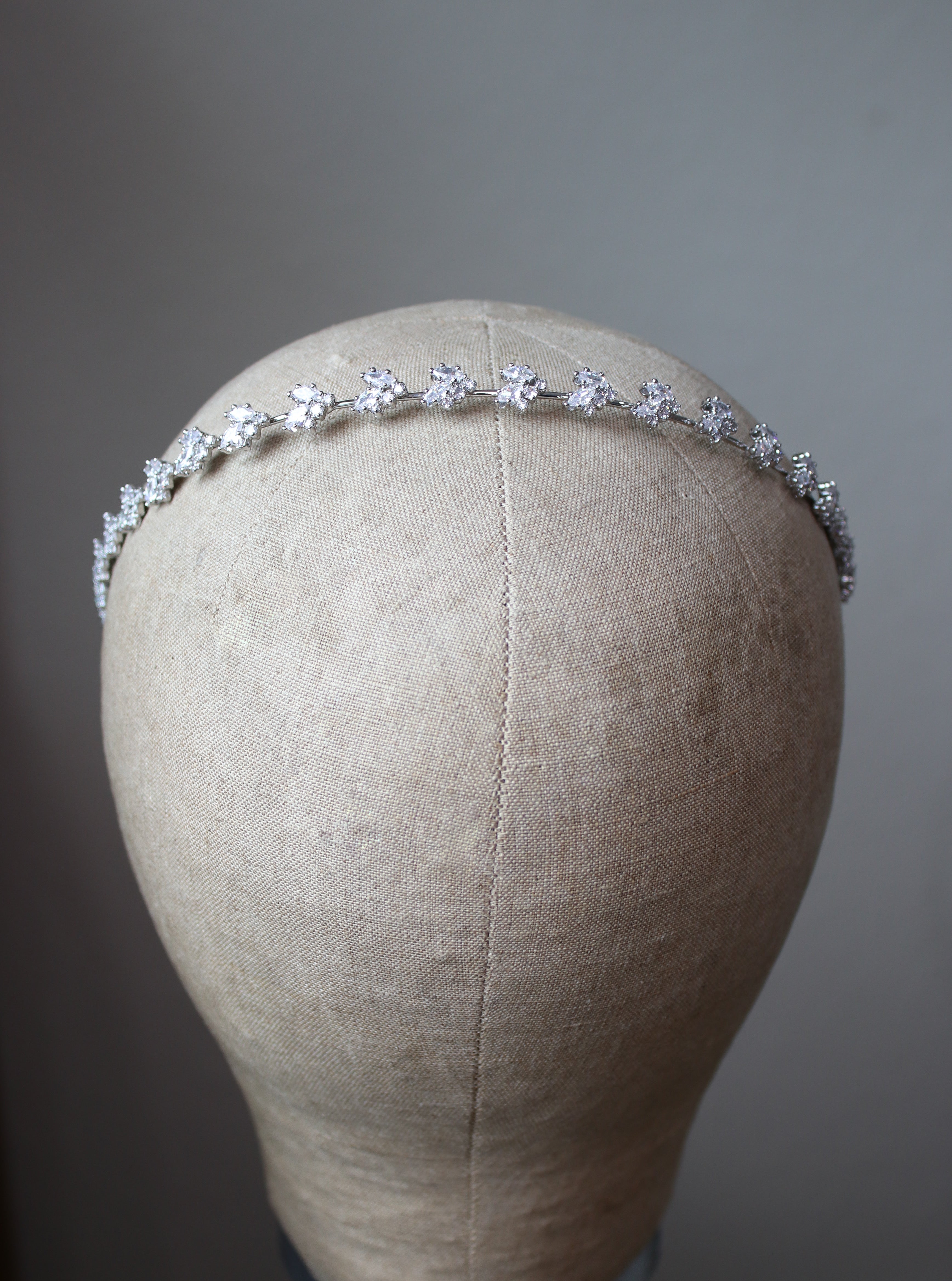 ANNABELLE Simulated Diamond Headband Headpiece