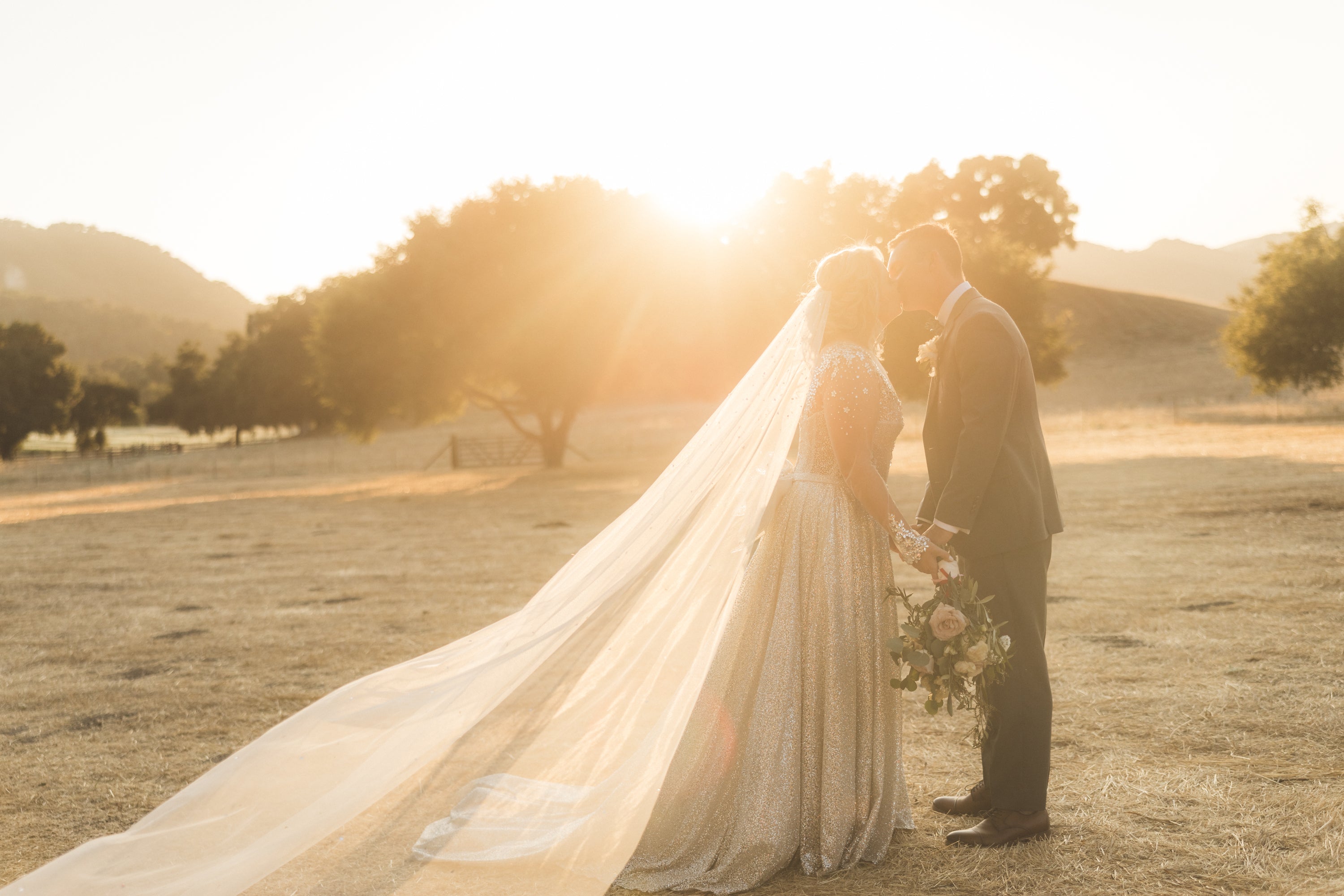 Sparkly Veil on Bride | EDEN LUXE Bridal