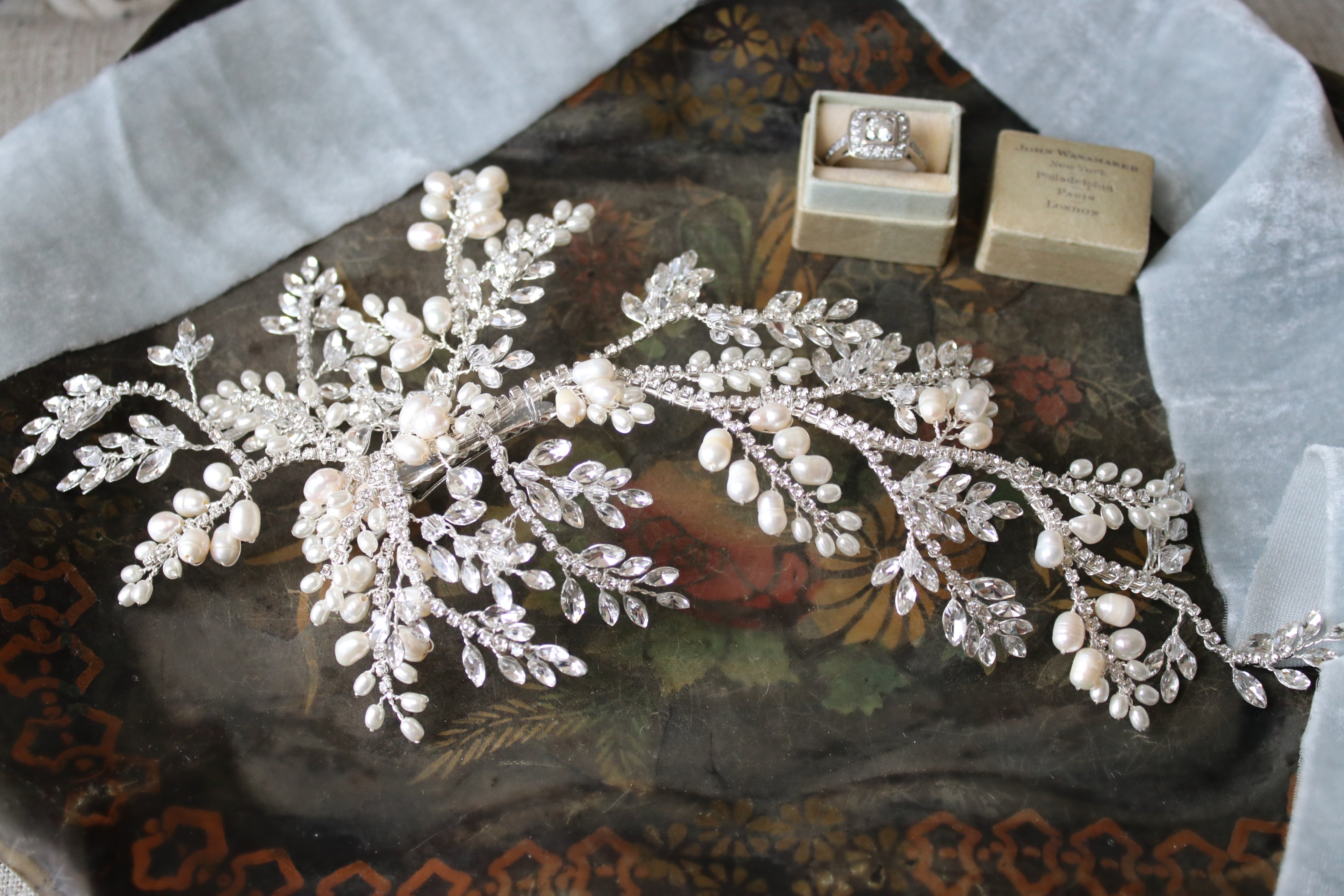 Pearl and Crystal Headpiece | EDEN LUXE Bridal