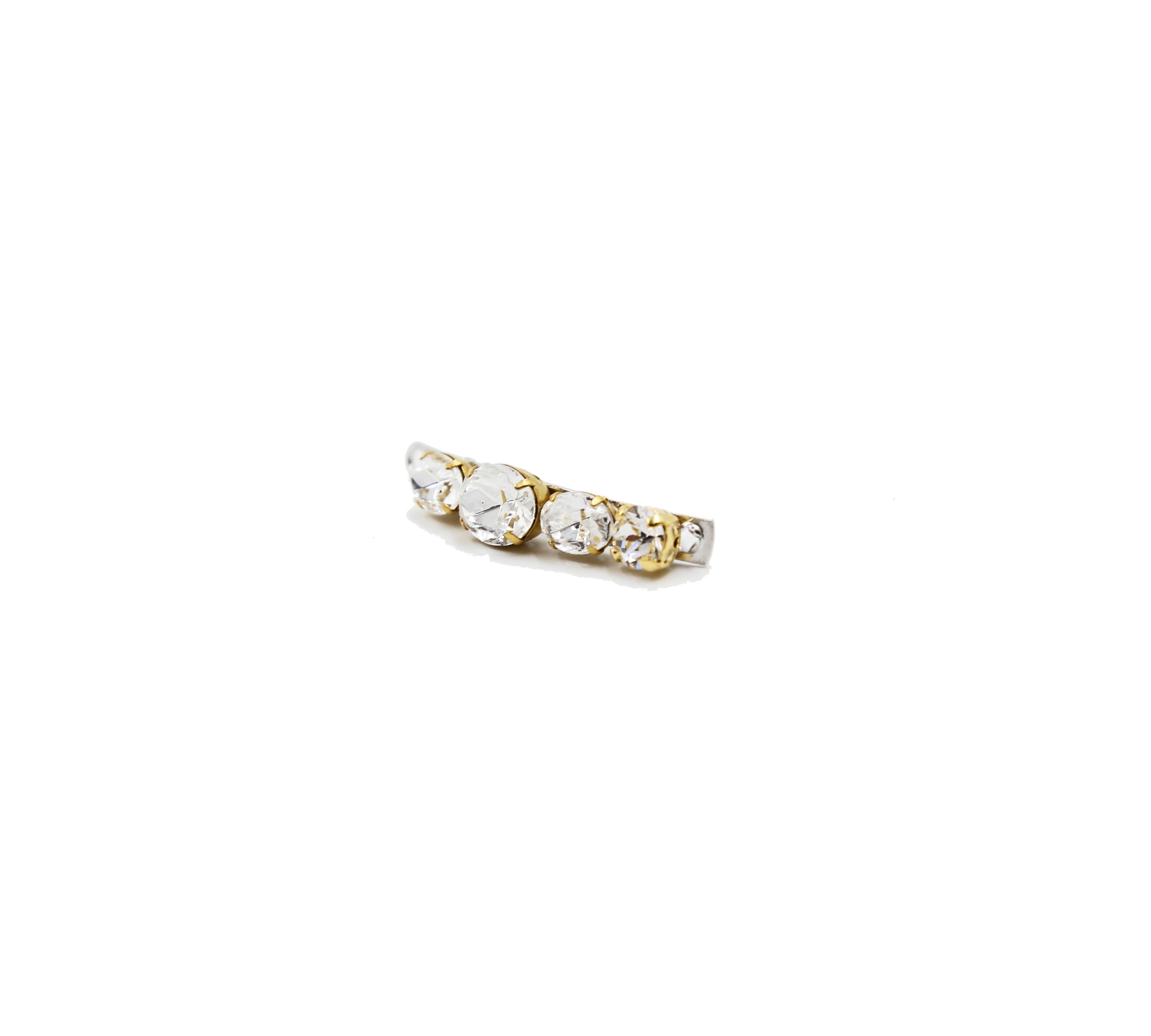 Acute Designs Small Swarovski Hair Barrettes