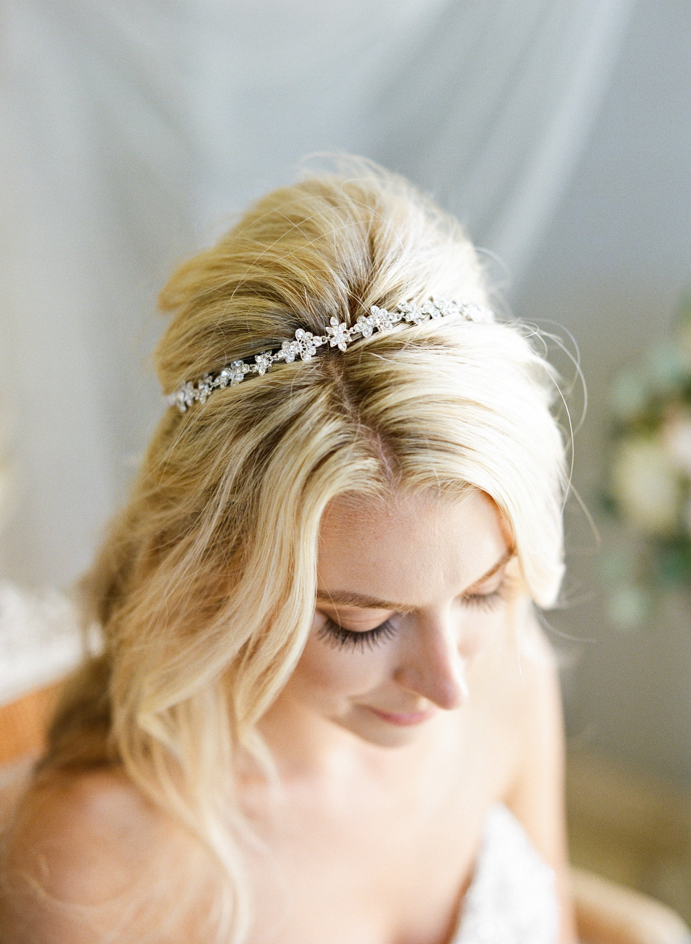 EDEN LUXE Bridal Belt, Bridal Sash FLORA Crystal Bridal Belt