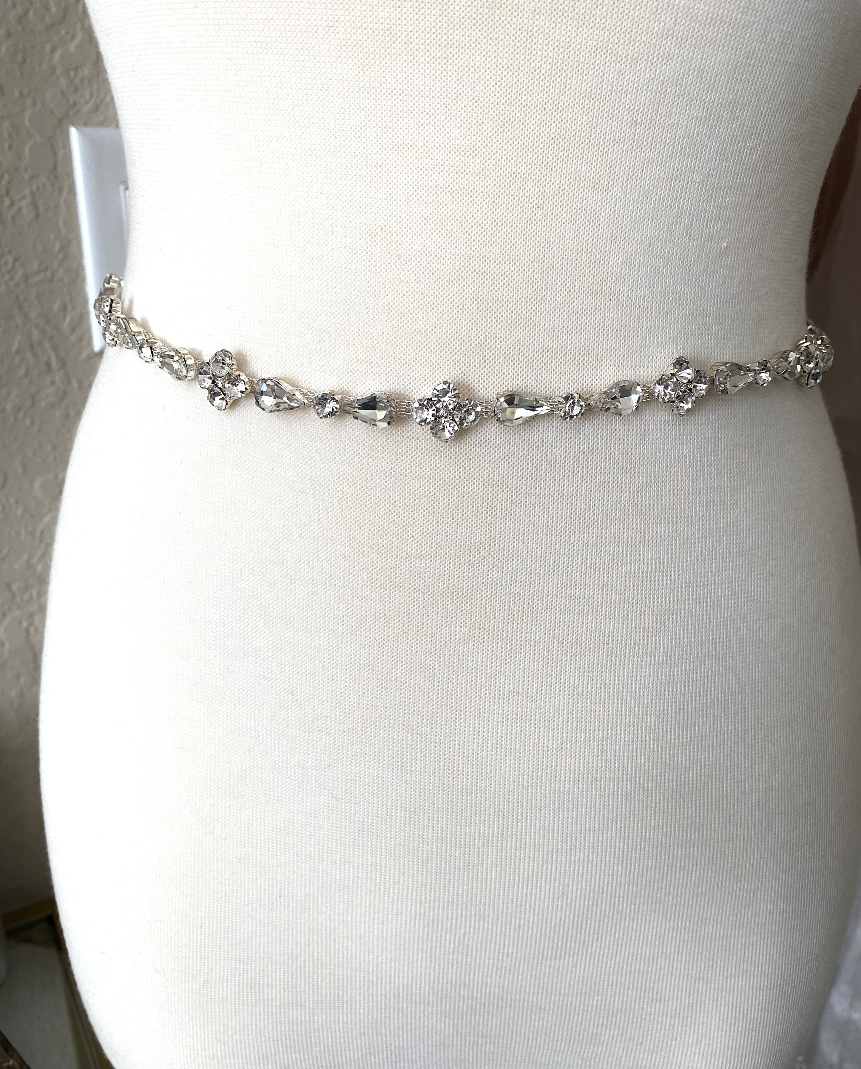 EDEN LUXE Bridal Belt, Bridal Sash KARA Crystal Bridal Belt