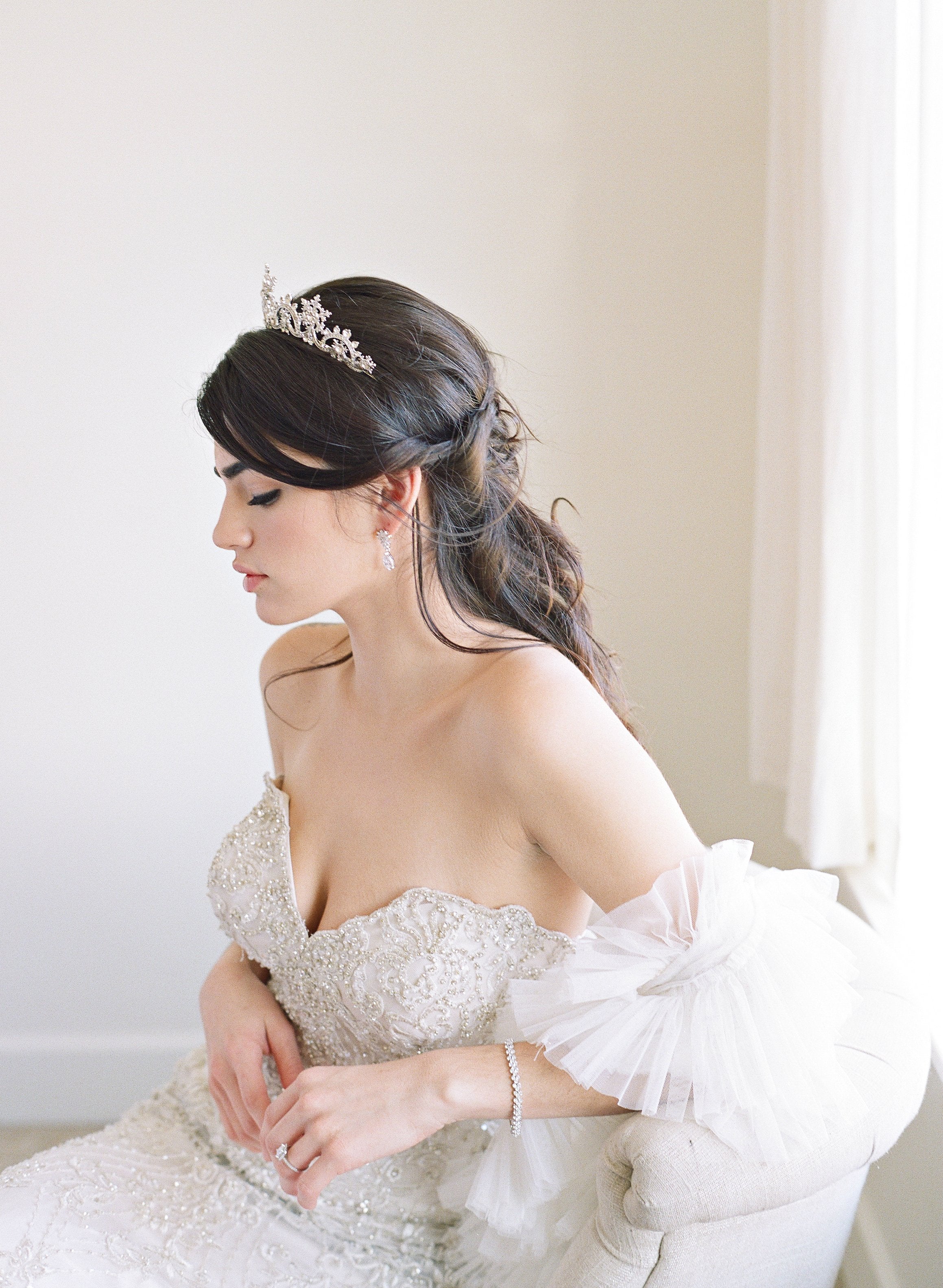 EDEN LUXE Bridal Bracelet ANGELIQUE Cubic Zirconia Bridal Bracelet