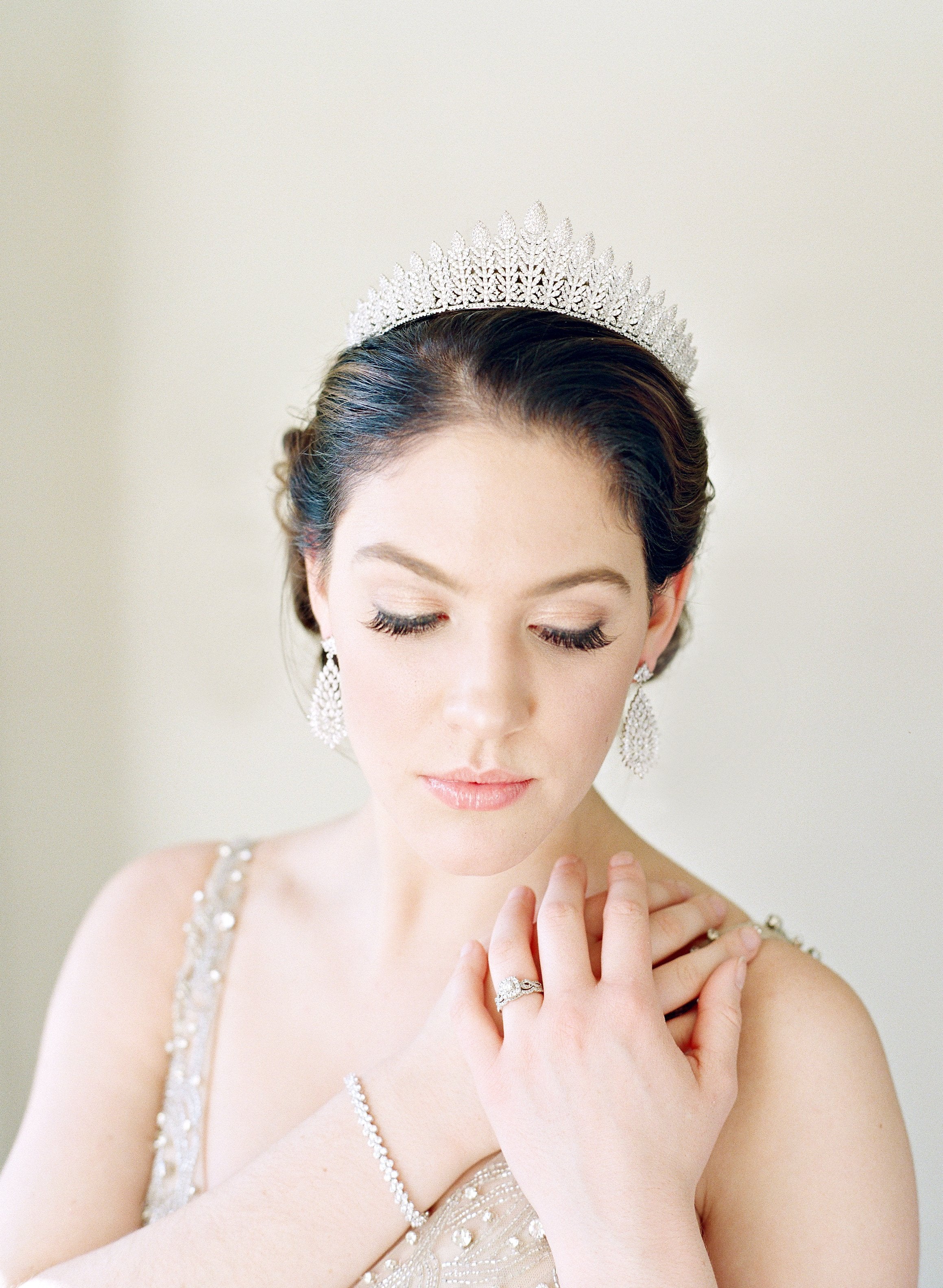 EDEN LUXE Bridal Bracelet ANGELIQUE Cubic Zirconia Bridal Bracelet