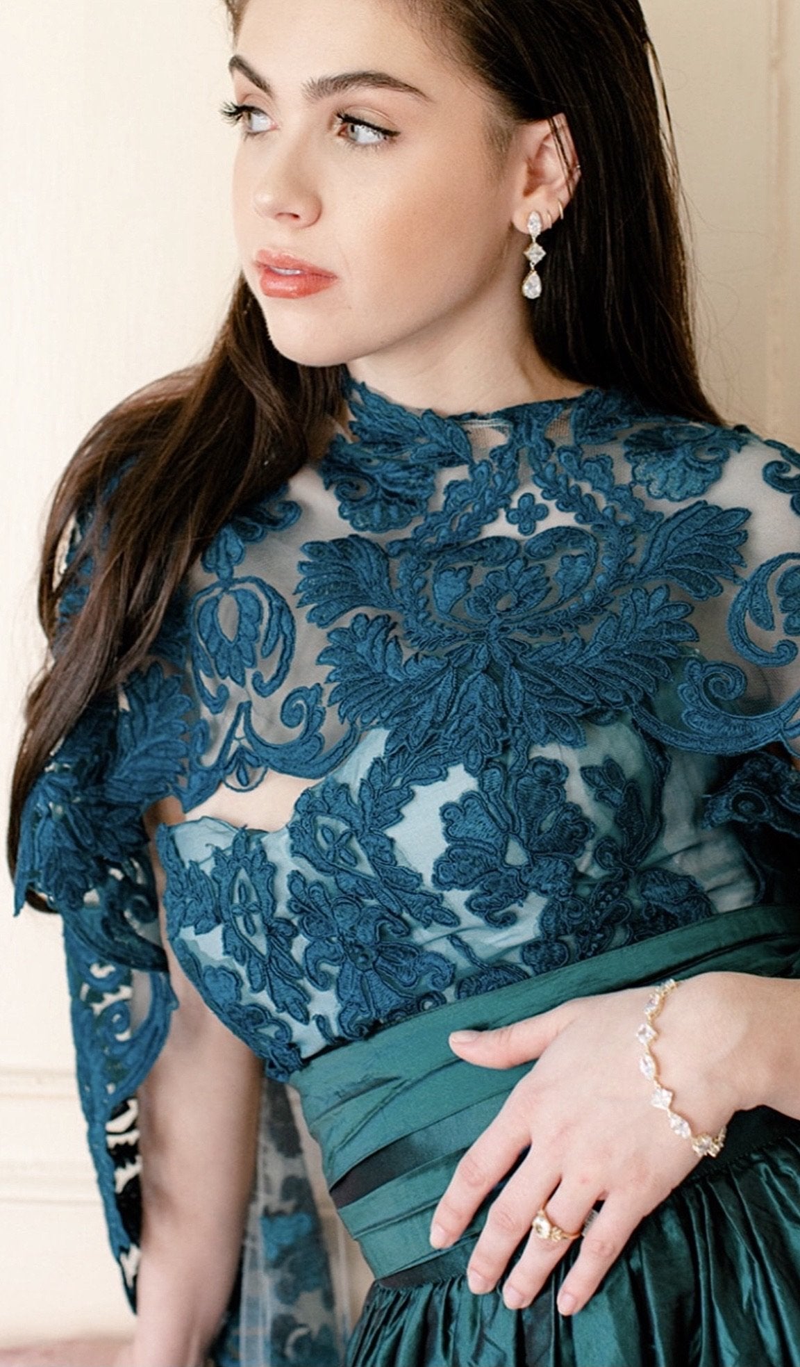 EDEN LUXE Bridal Bracelet BRYN Simulated Diamond Bracelet