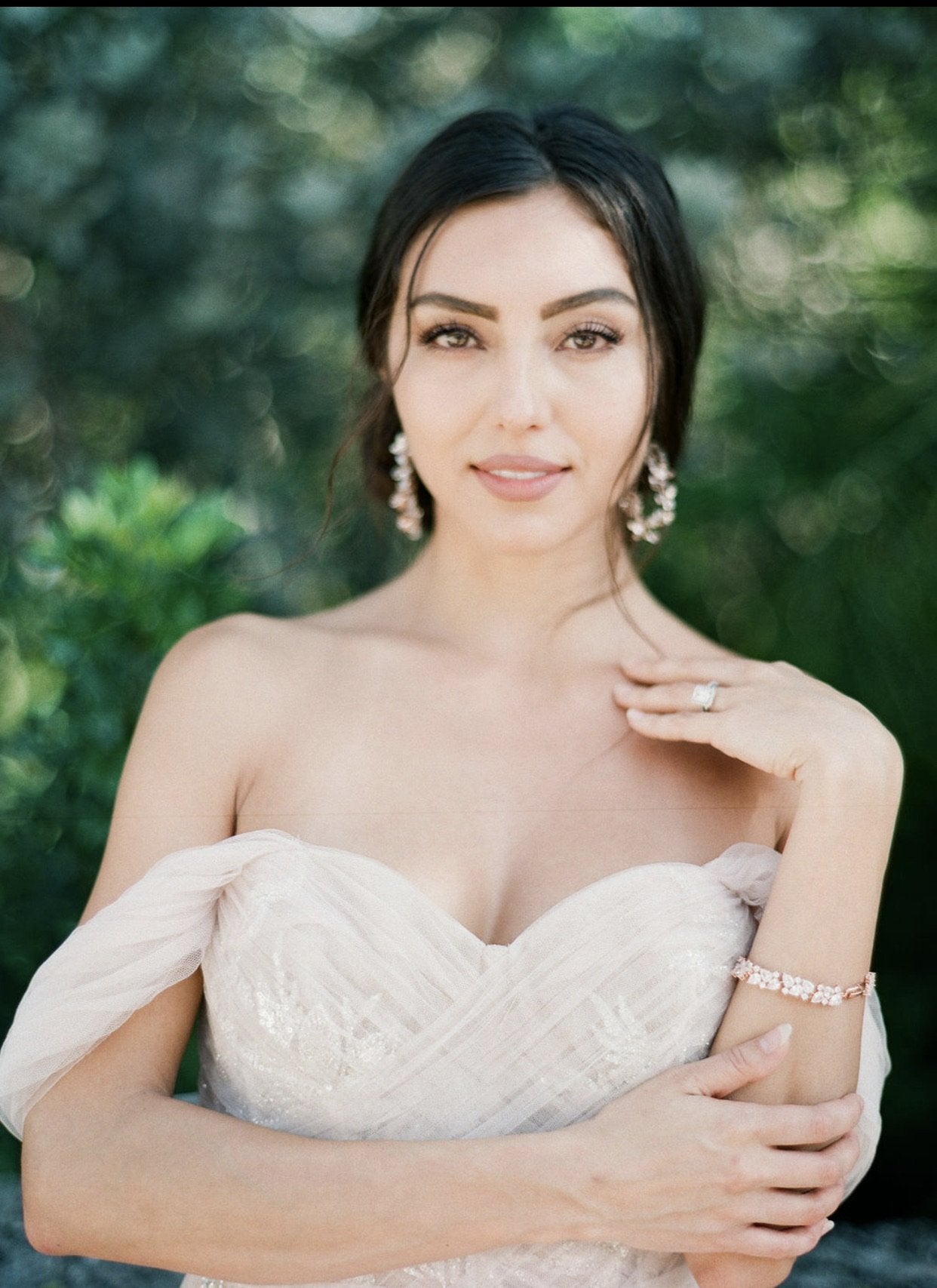 EDEN LUXE Bridal Bracelet HANNAH Cubic Zirconia Bridal Bracelet