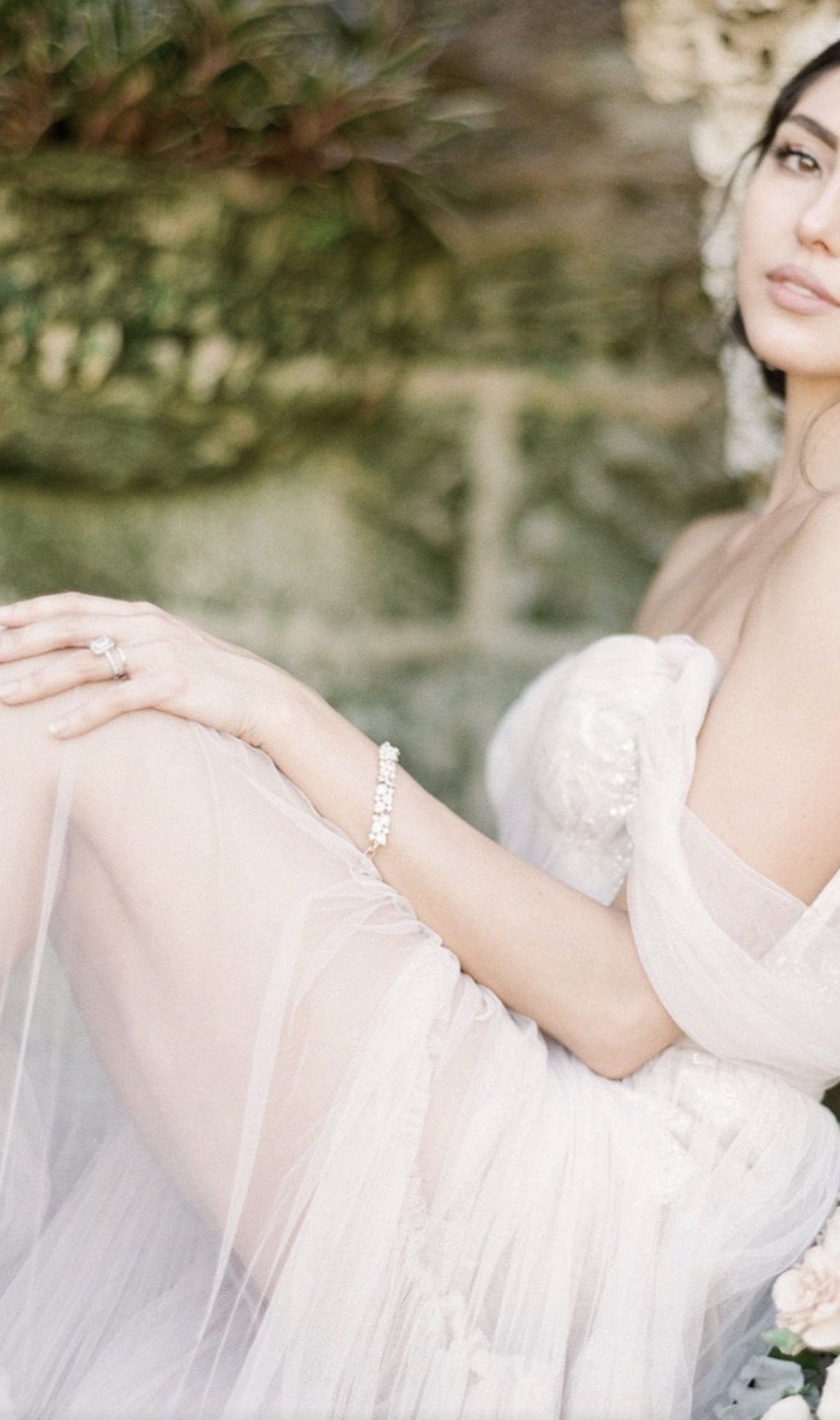 EDEN LUXE Bridal Bracelet HANNAH Cubic Zirconia Bridal Bracelet