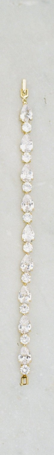 EDEN LUXE Bridal Bracelets, Bracelet EMMA Simulated Diamond Bracelet