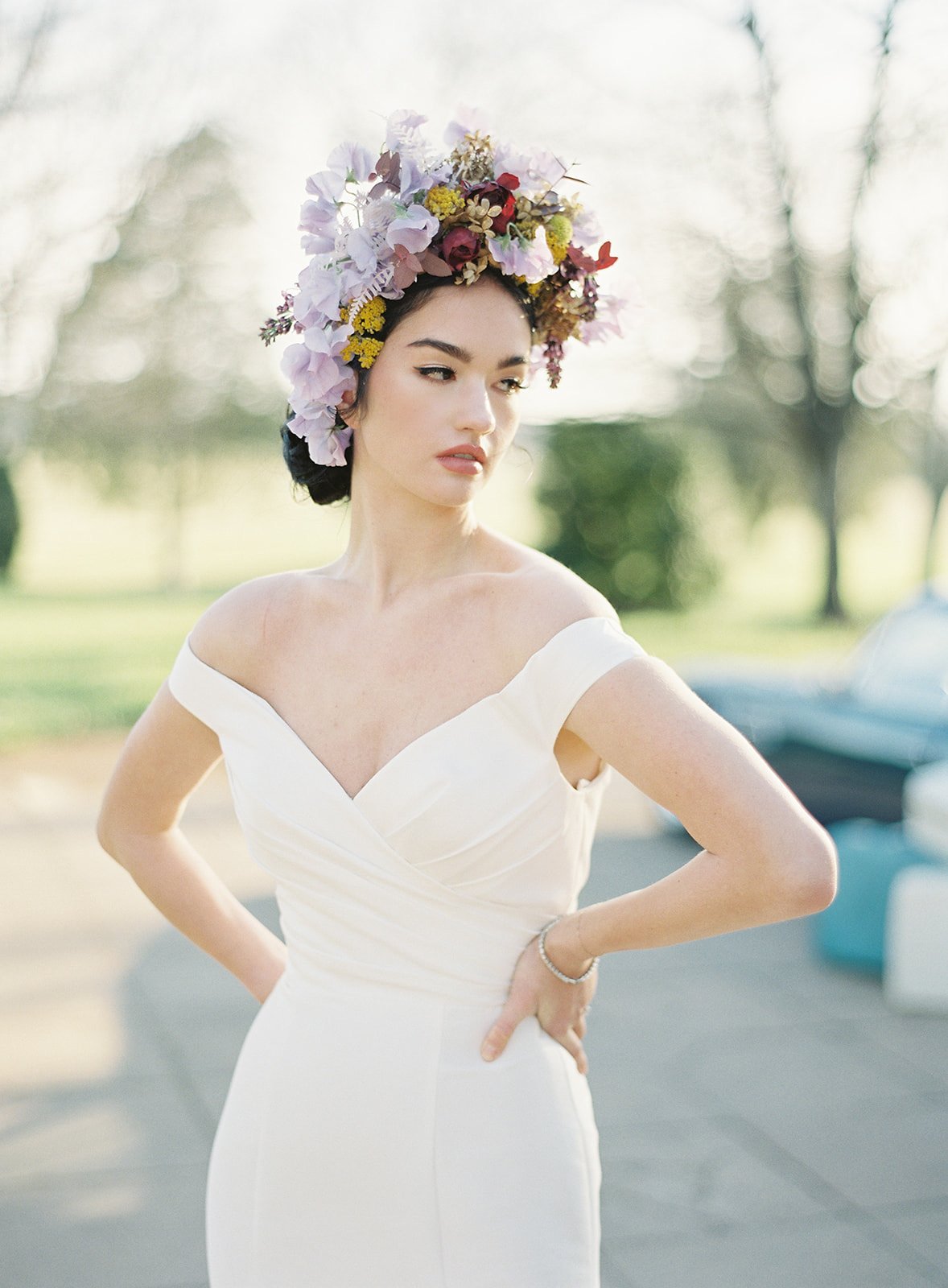 EDEN LUXE Bridal Bracelets LEAH Cubic Zirconia Bridal Bracelet