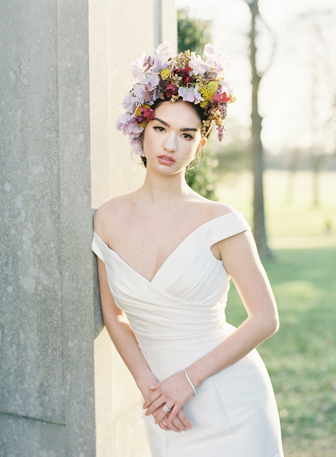 EDEN LUXE Bridal Bracelets LEAH Cubic Zirconia Bridal Bracelet