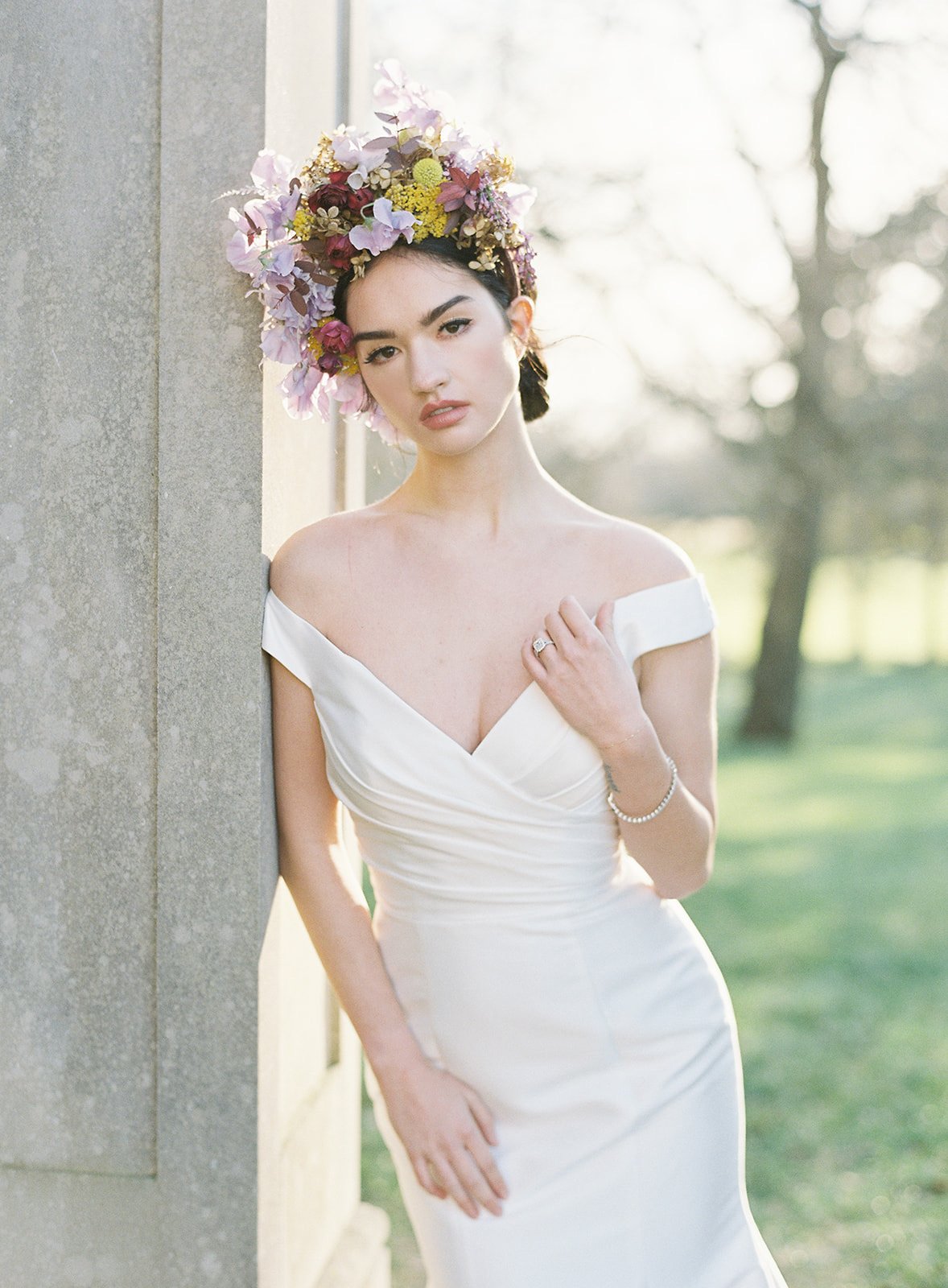 EDEN LUXE Bridal Bracelets LEAH Cubic Zirconia Bridal Bracelet