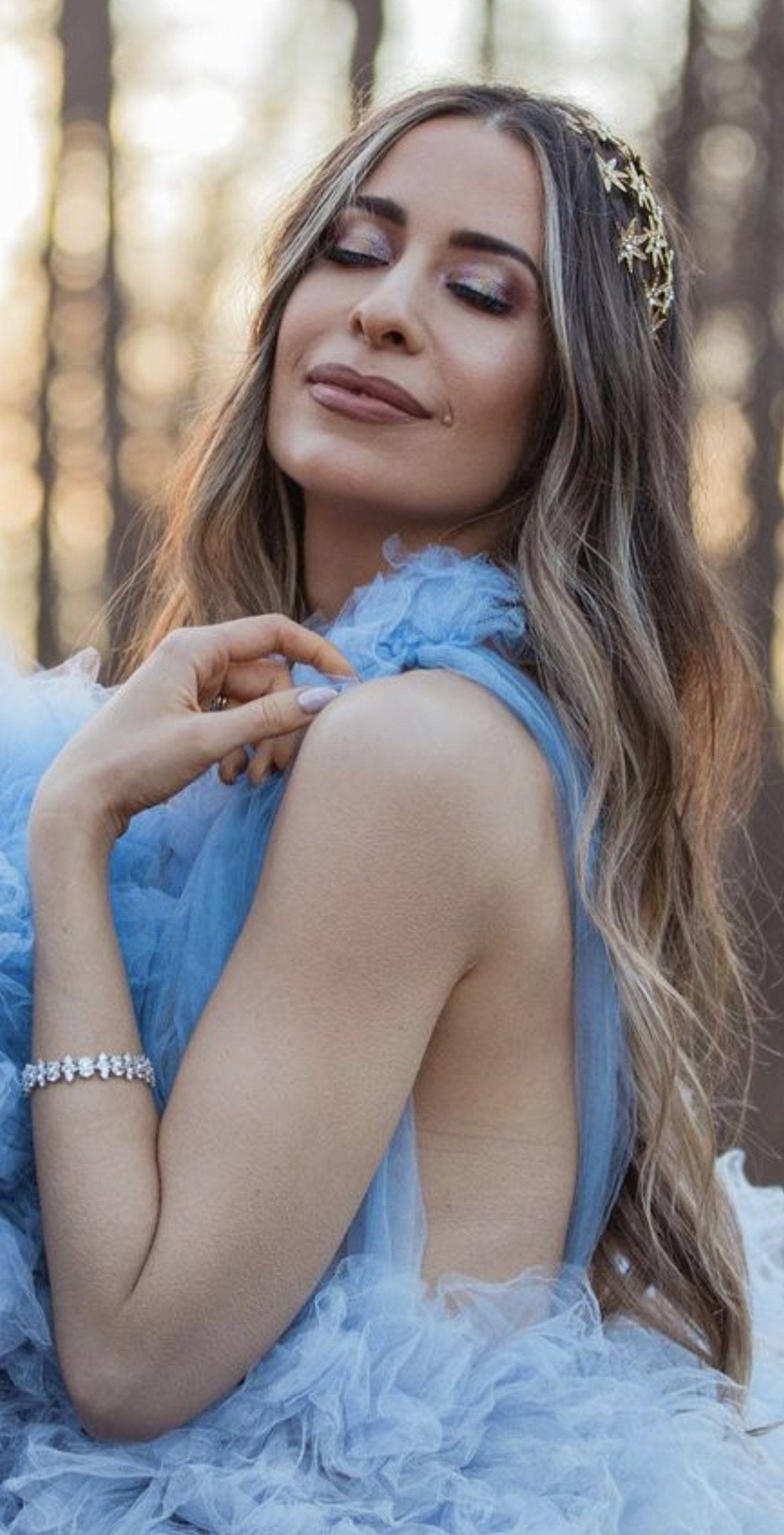 EDEN LUXE Bridal DANS LES ETOILES Stars Headpiece