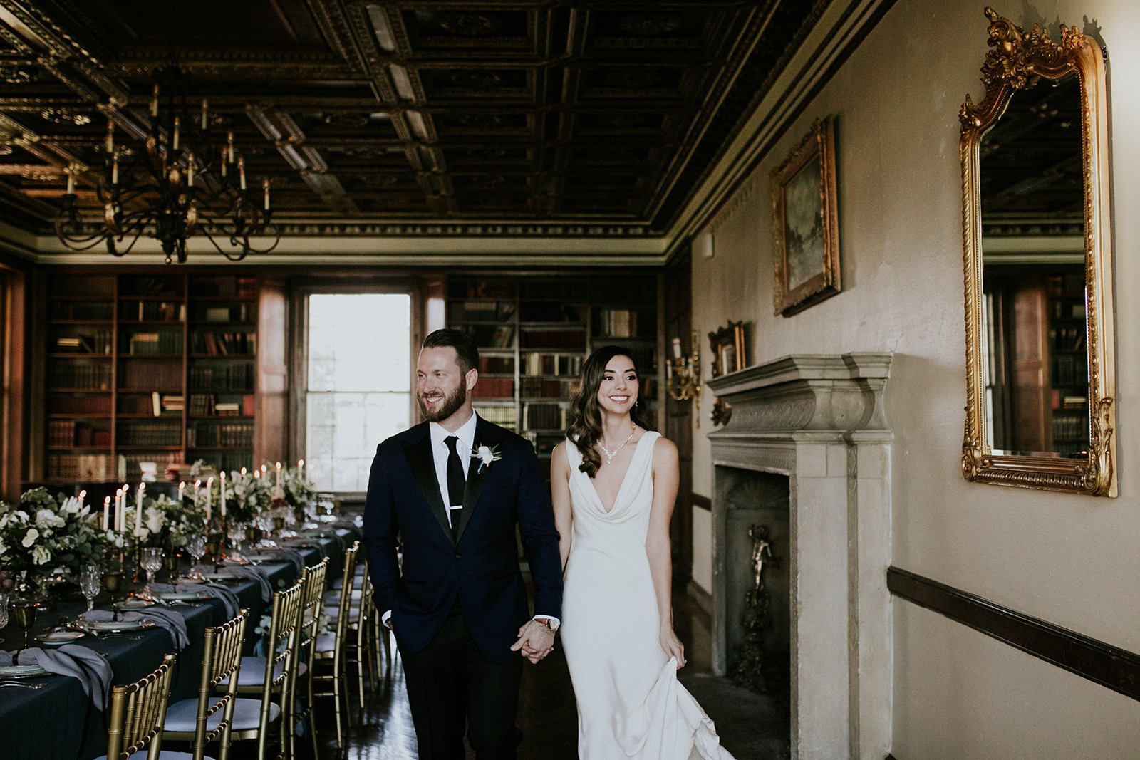 EDEN LUXE Bridal Earrings ADELIE Silver Simulated Diamond Drop Earrings