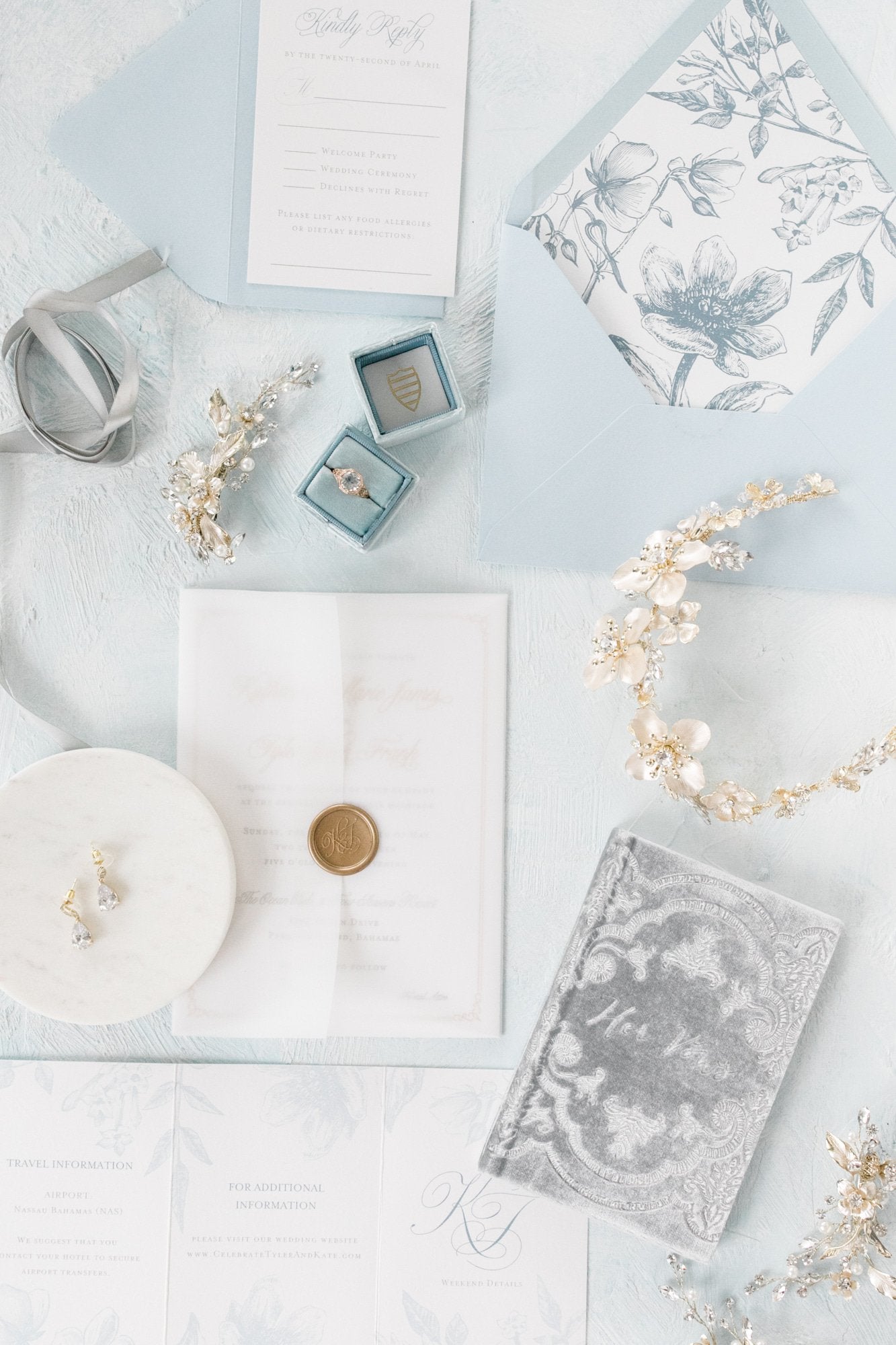 Bridal Jewelry Flatlay | EDEN LUXE Bridal