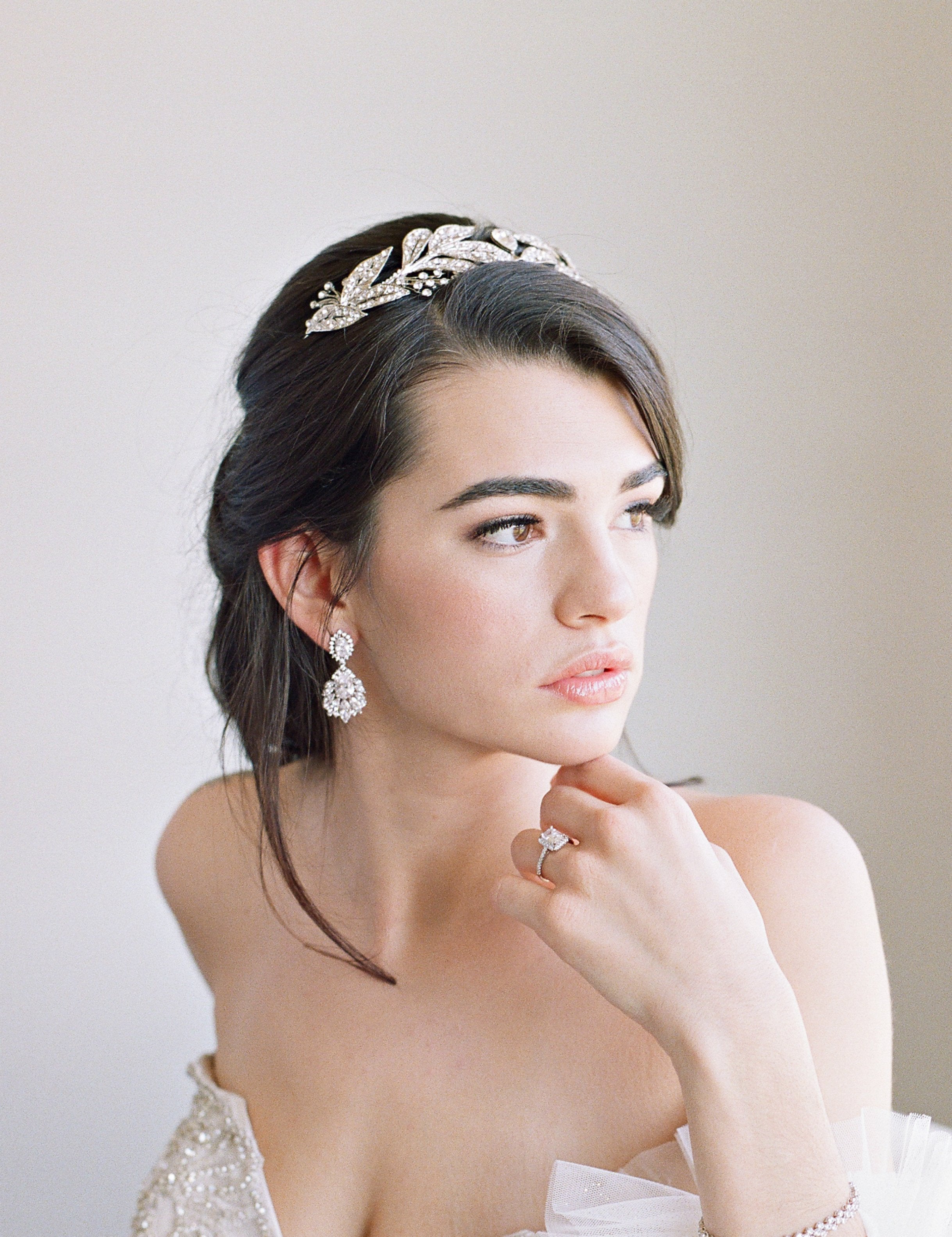 EDEN LUXE Bridal Earrings GENEVA Bridal Drop Earrings