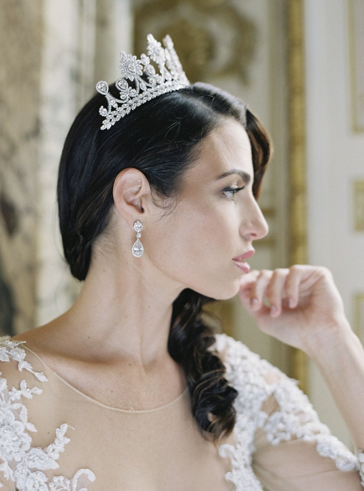 EDEN LUXE Bridal Earrings GENEVIEVE Bridal Earrings