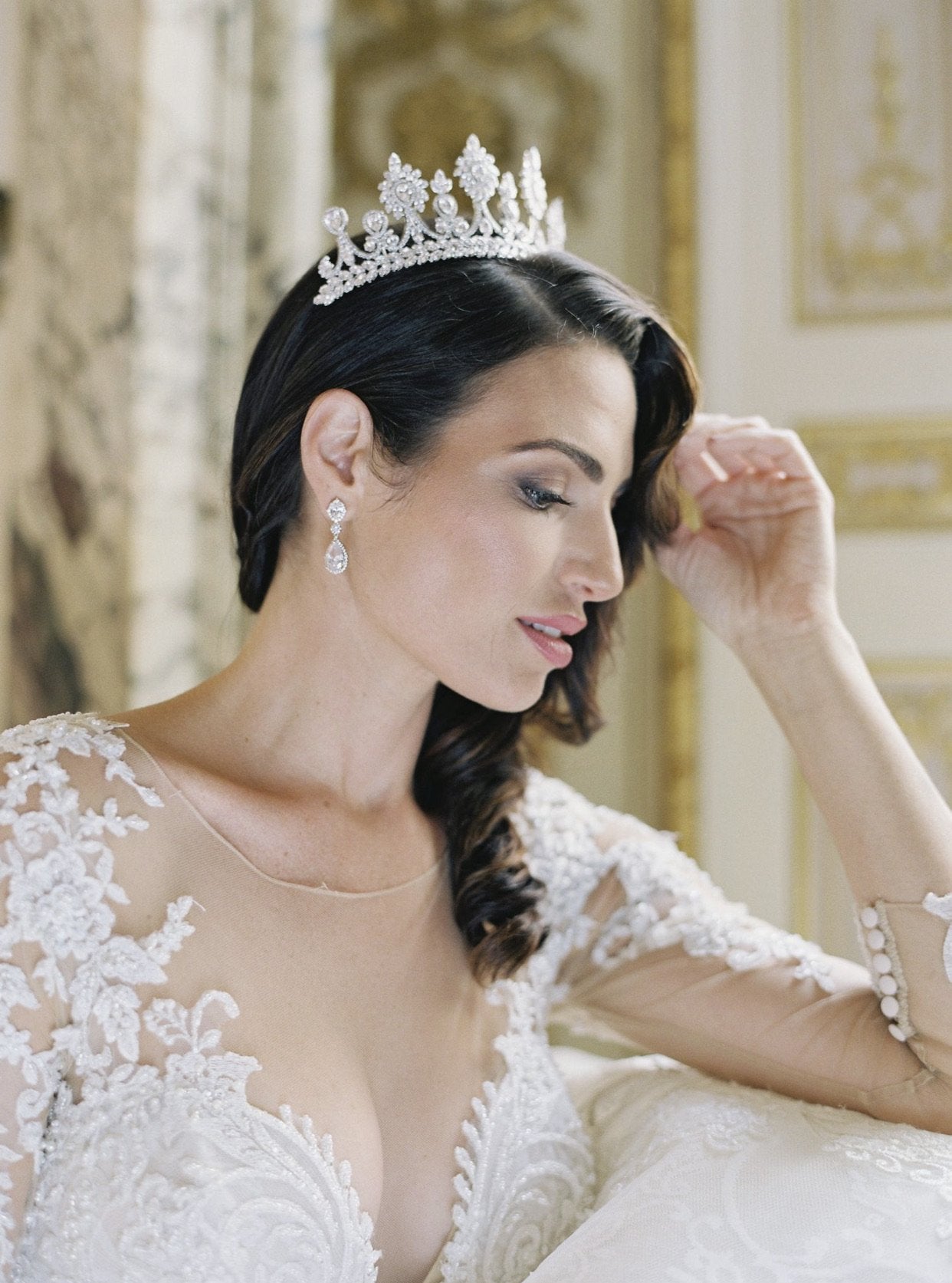 EDEN LUXE Bridal Earrings GENEVIEVE Bridal Earrings