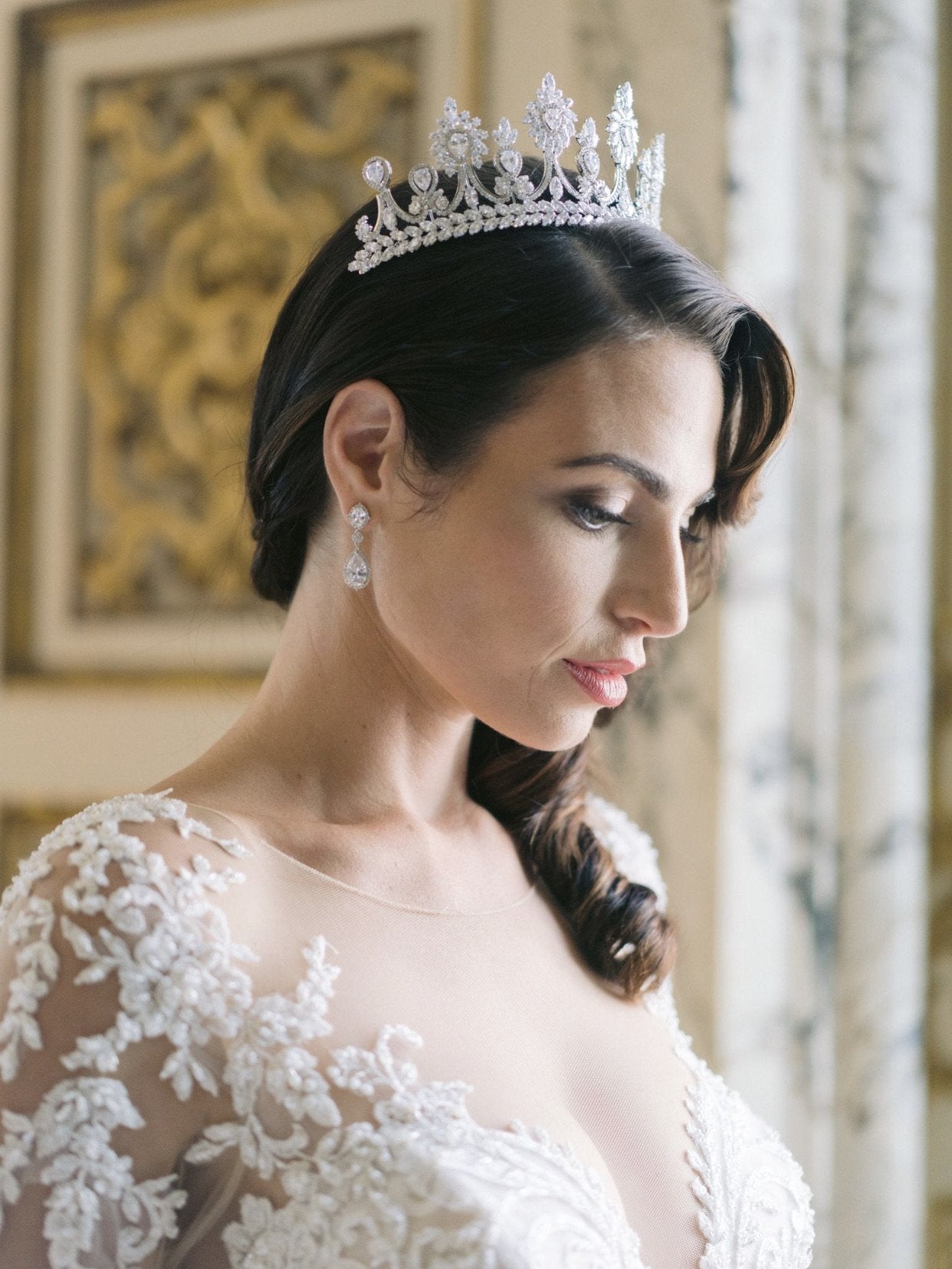 EDEN LUXE Bridal Earrings GENEVIEVE Bridal Earrings