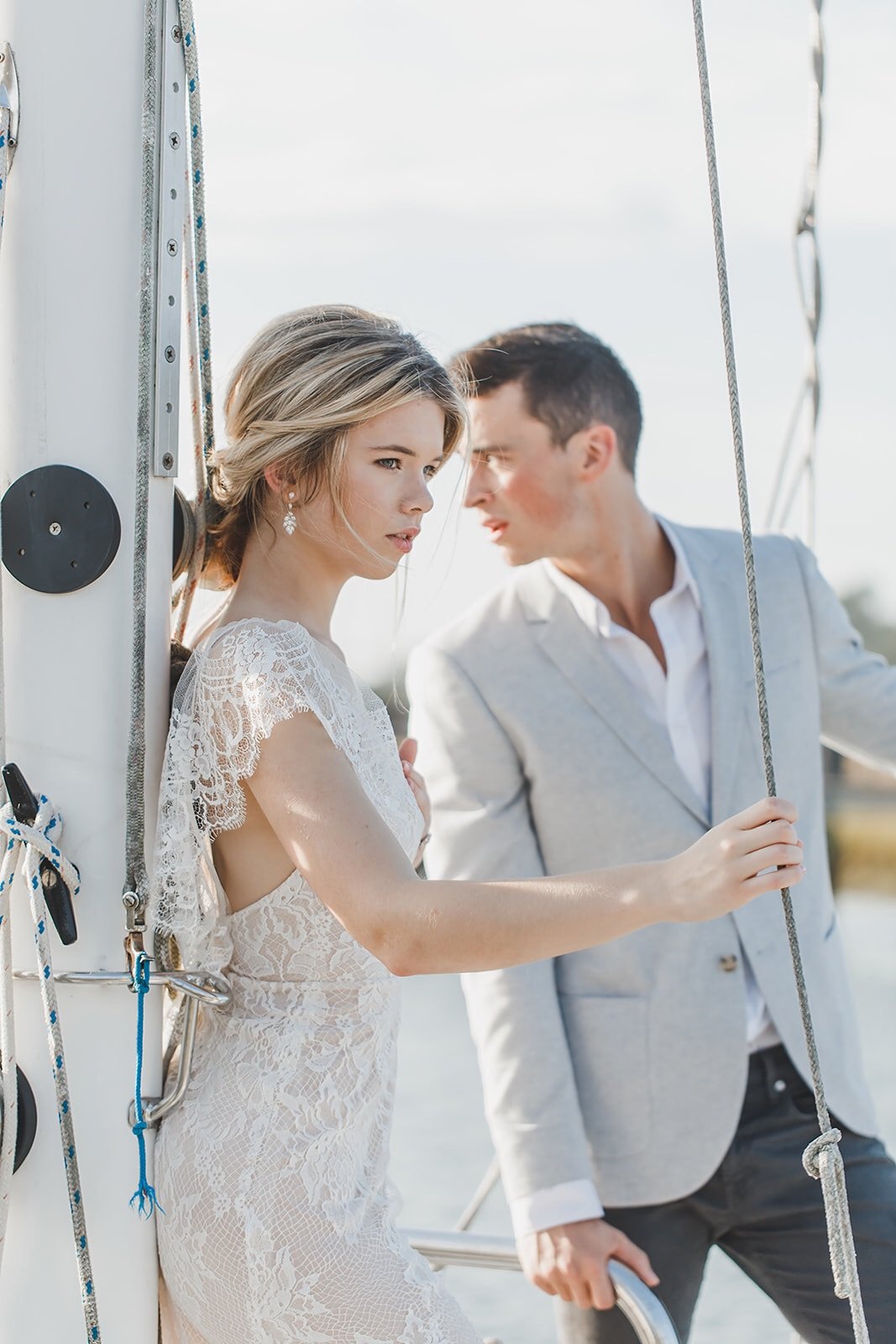 EDEN LUXE Bridal Earrings JASMINE Bridal Drop Earrings