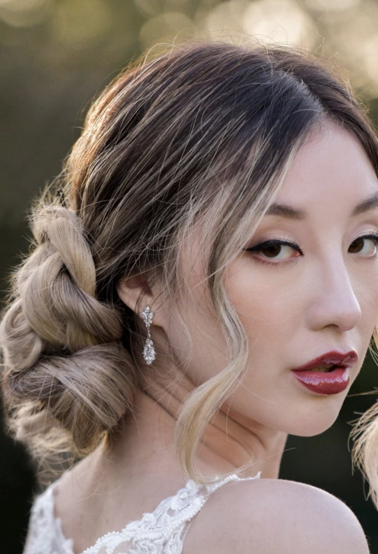 EDEN LUXE Bridal Earrings JESSICA Bridal Drop Earrings