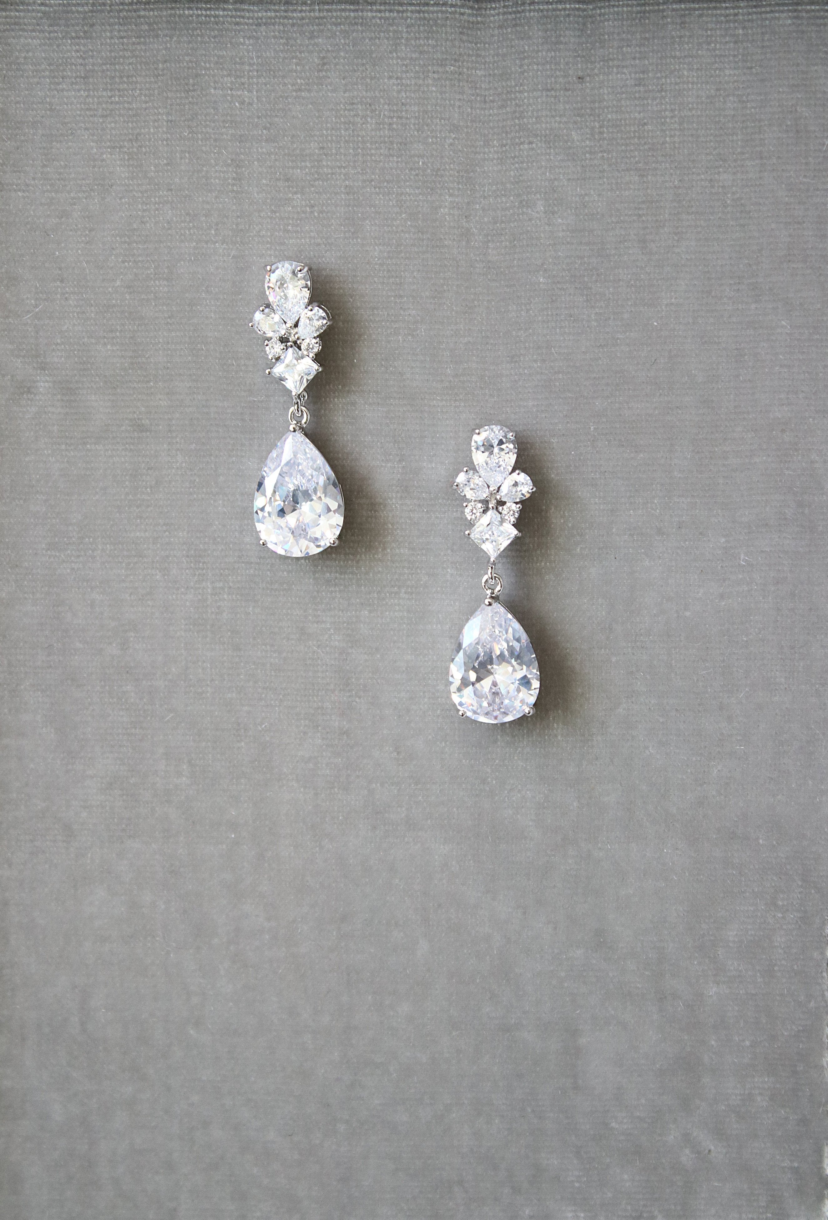 Imitation diamond earrings Clearance