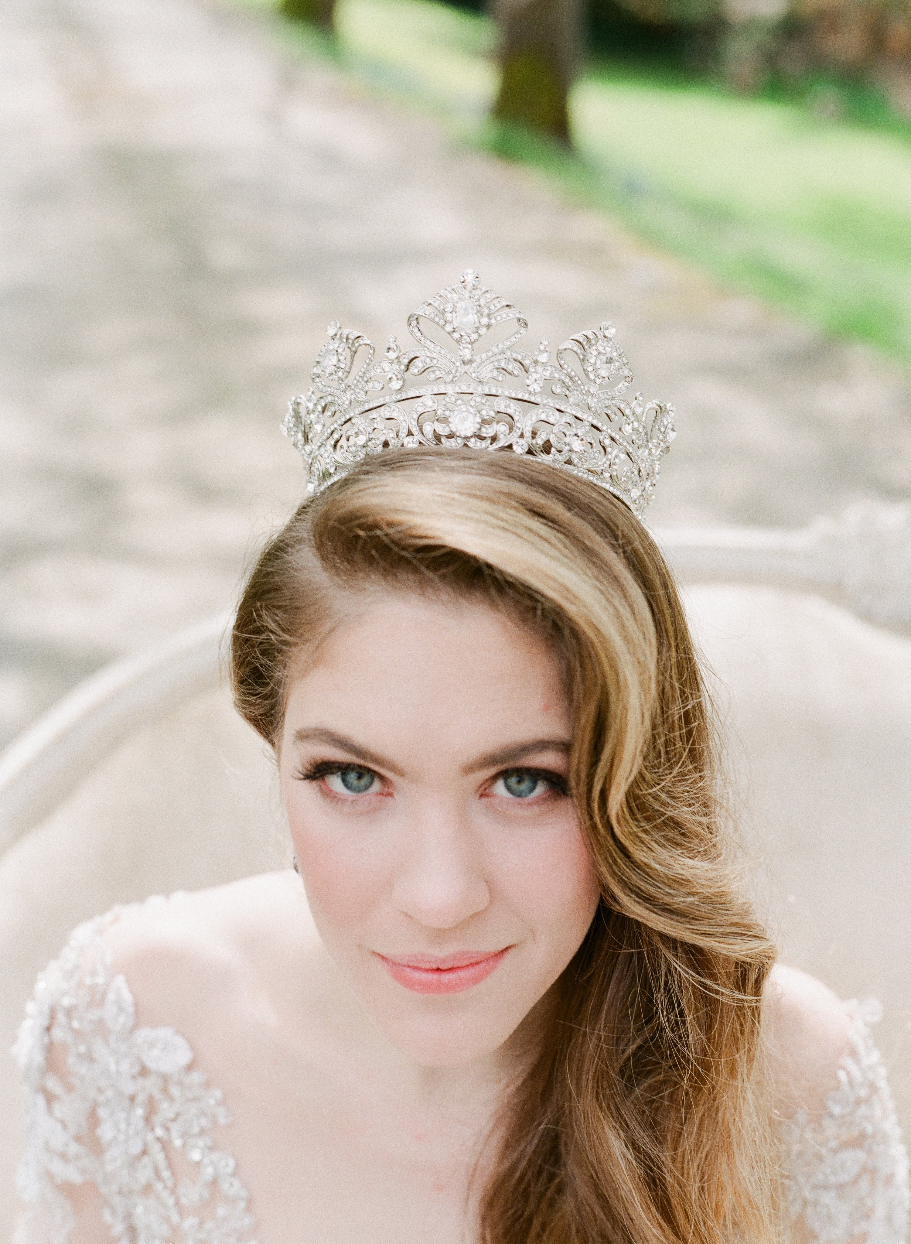 EDEN LUXE Bridal Full Crown CORDELIA Crown