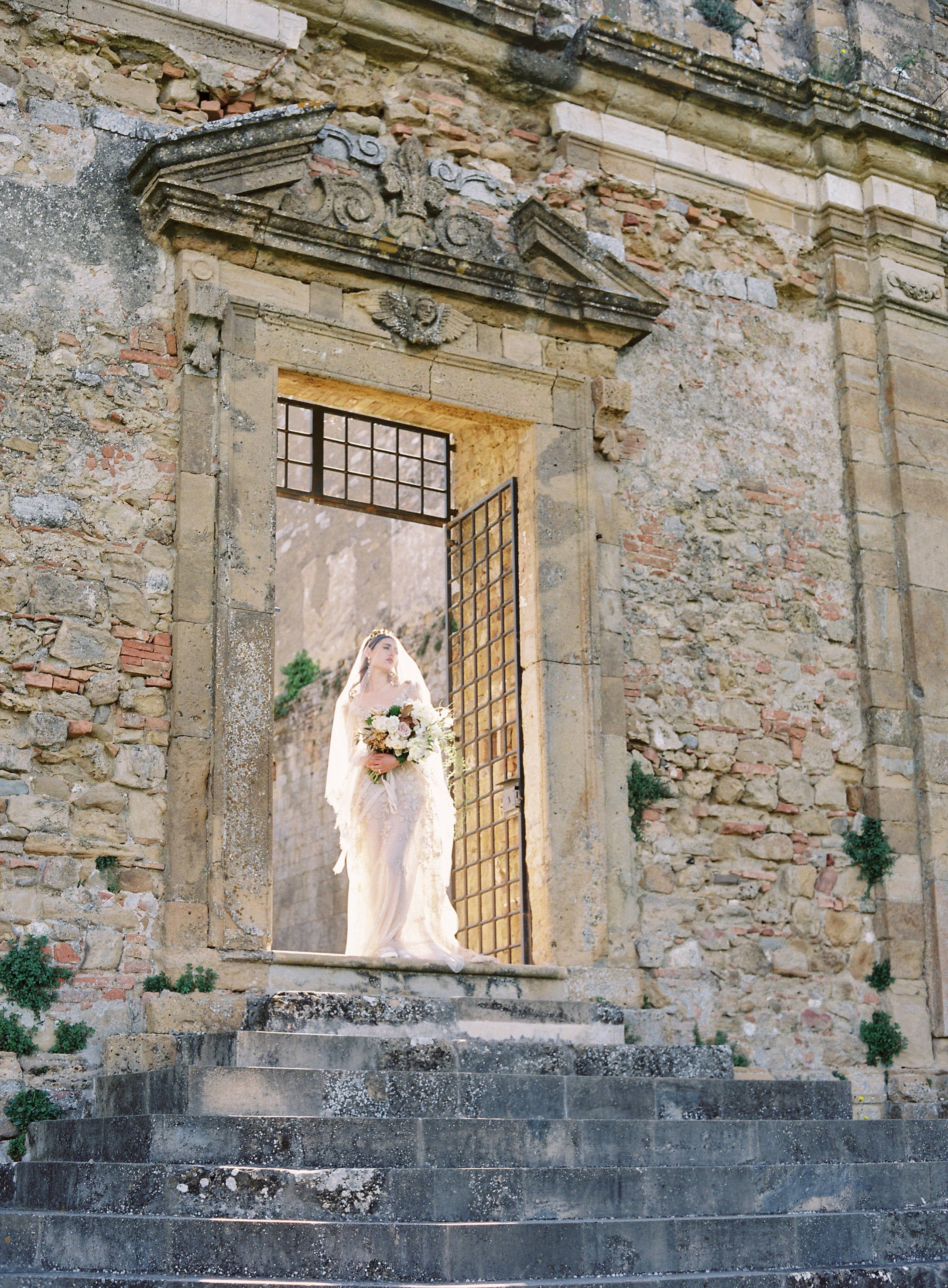 EDEN LUXE Bridal Headbands SAVANNAH Gilded Blossoms Tiara