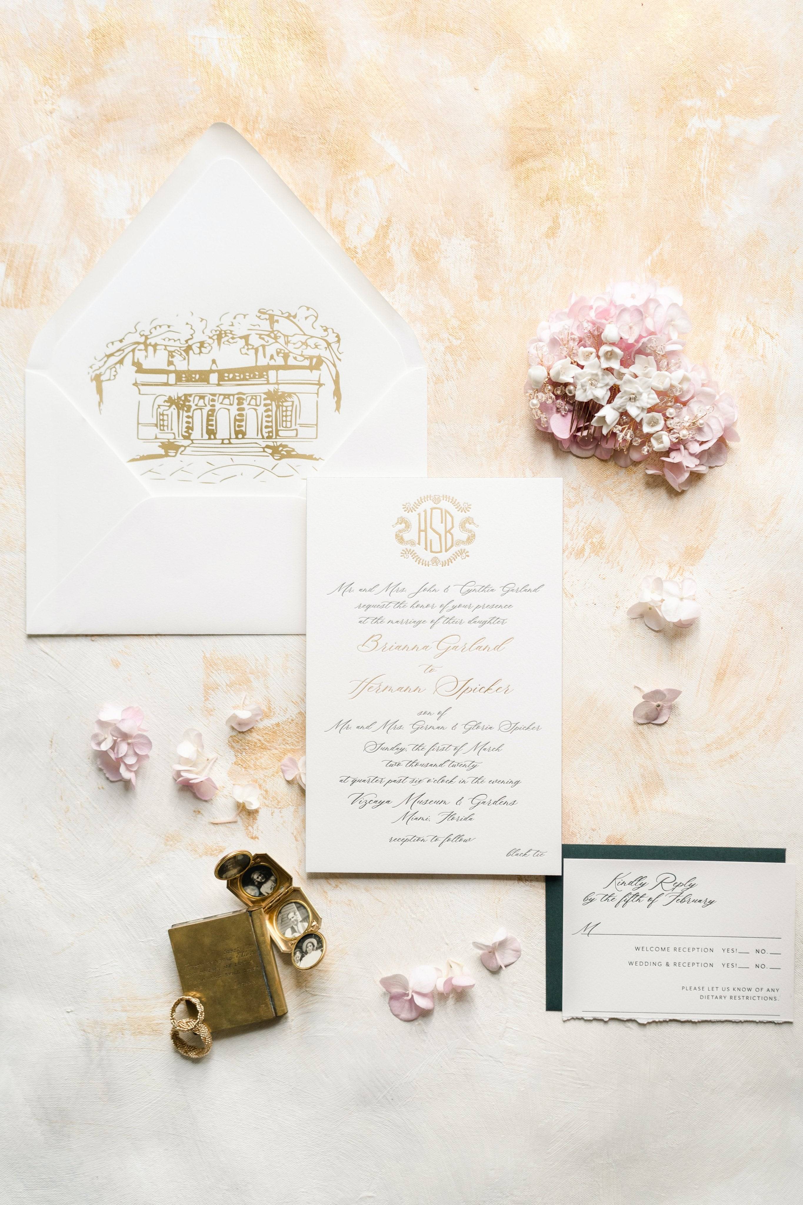 EDEN LUXE Bridal Headpiece JULIA Porcelain Blooms Comb and Hairpin Set