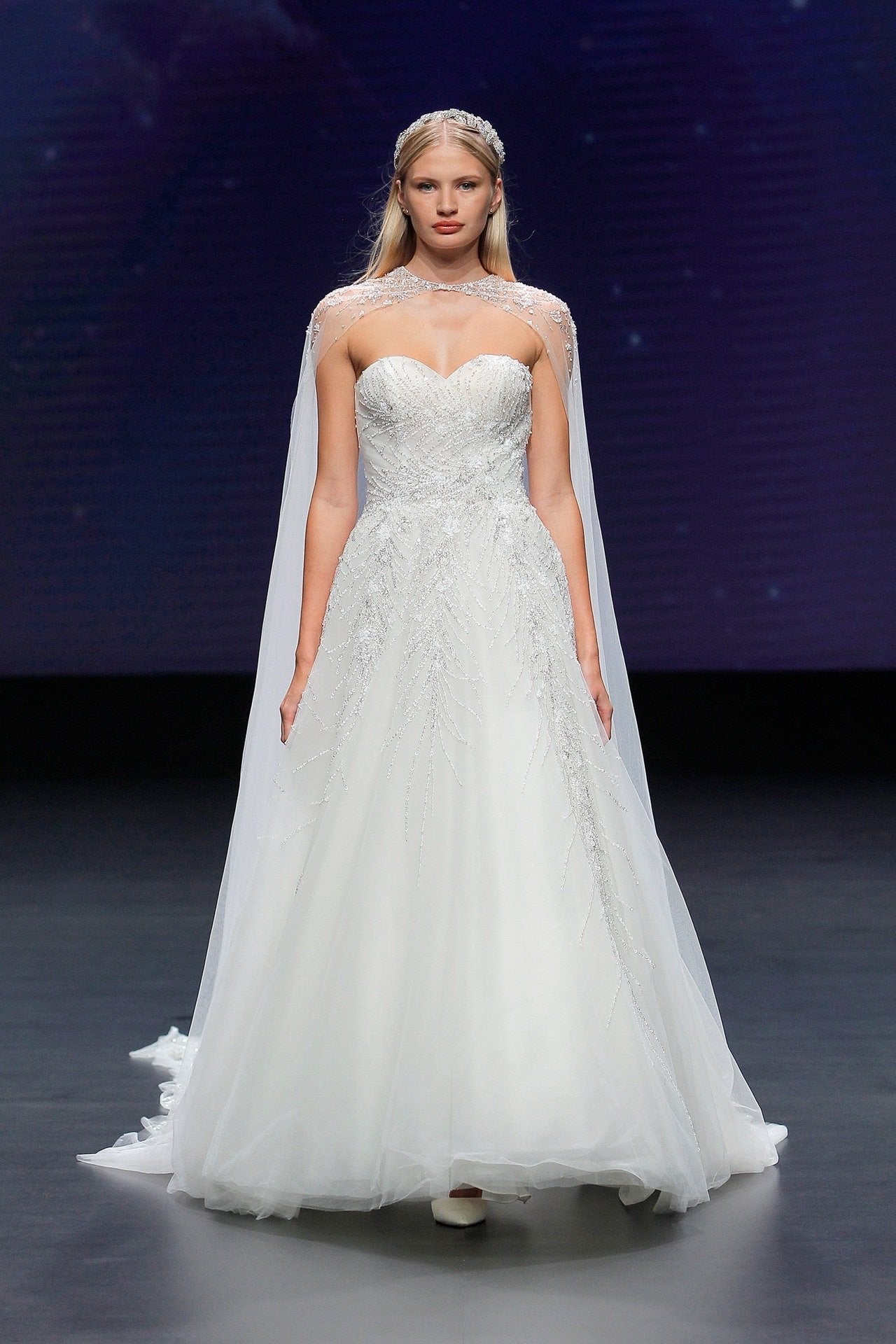 EDEN LUXE Bridal Headpiece LAUREL Coronet Headpiece Tiara