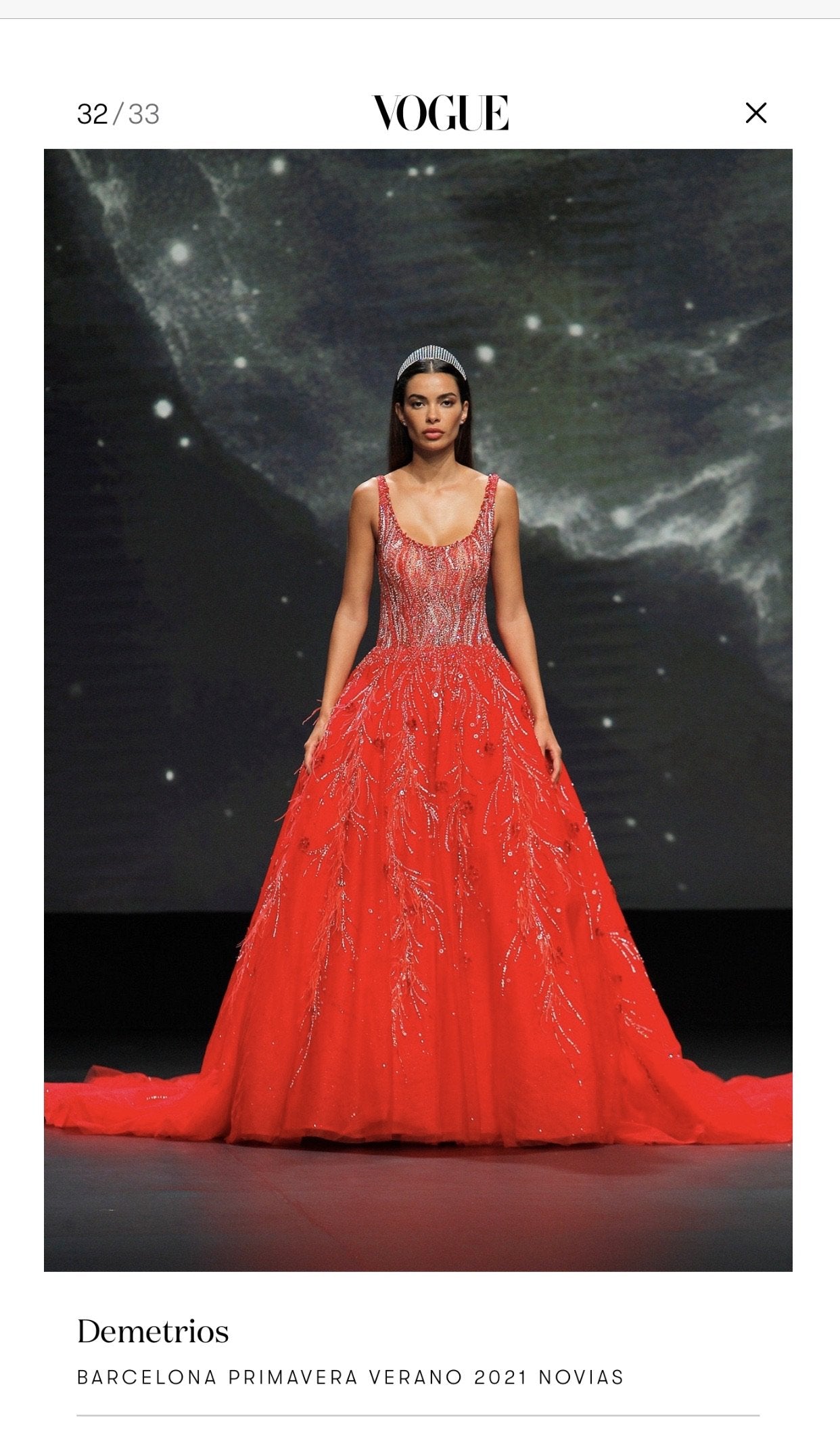 EDEN LUXE Bridal Headpiece QUEEN ALEXANDRA Kokoshnik Tiara