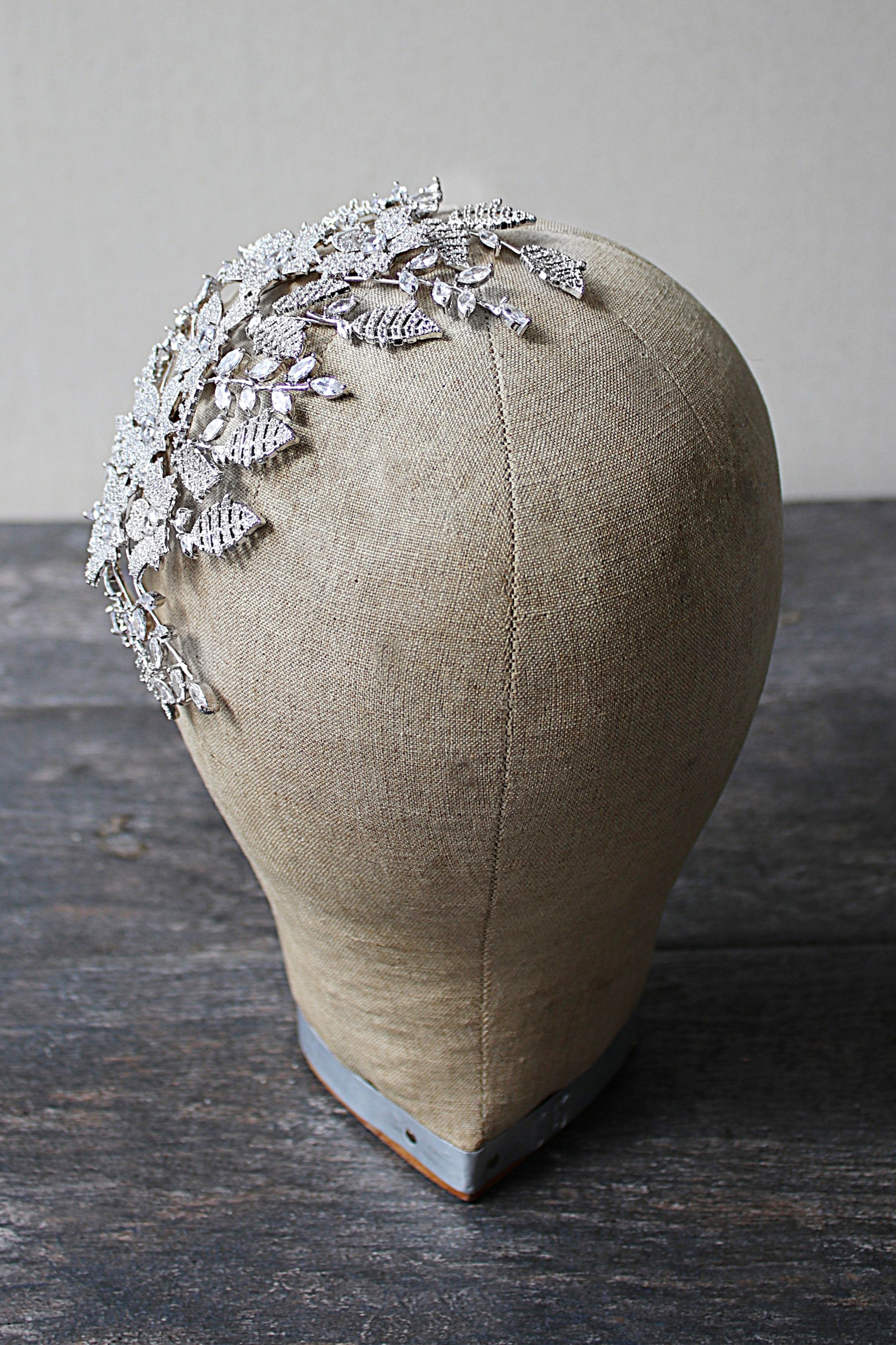 EDEN LUXE Bridal Headpiece RINALDI Simulated Diamond Headpiece